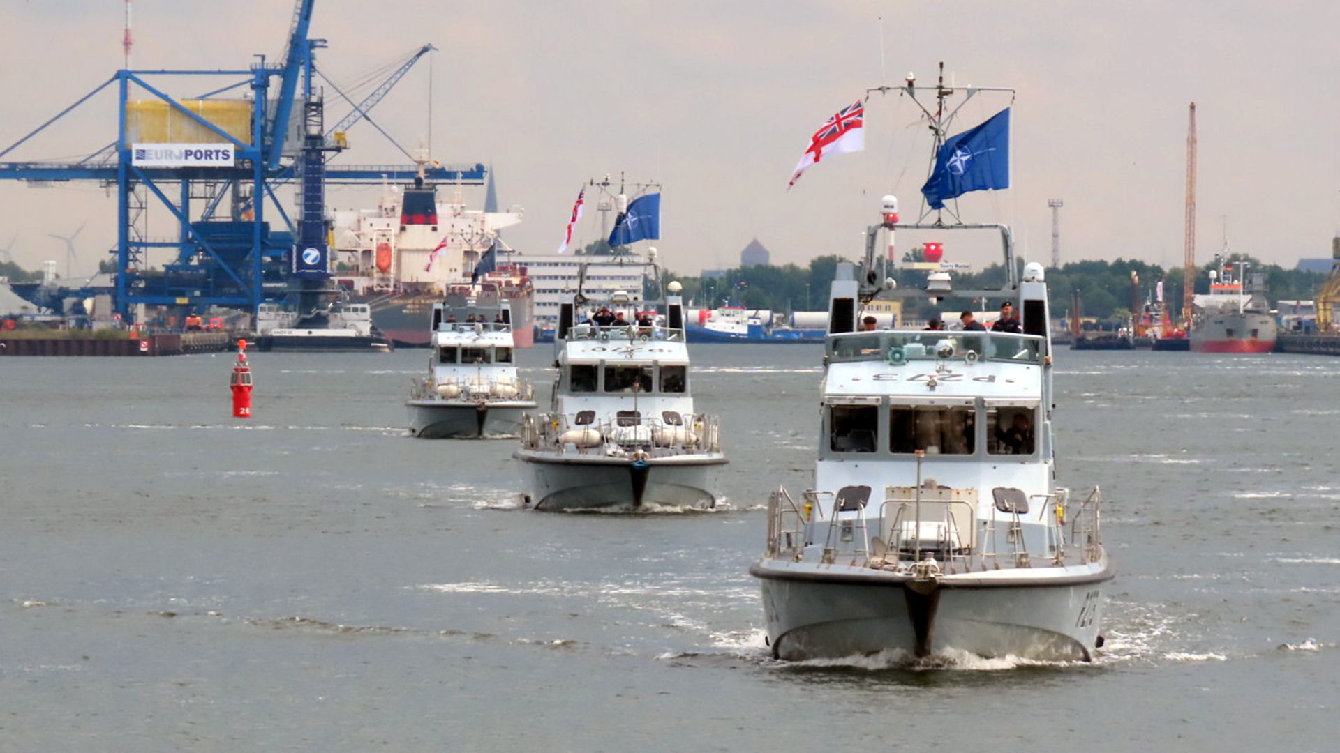 HMS Pursuer and her sister ships are kept extremely busy as their small size makes them an invaluable inshore asset