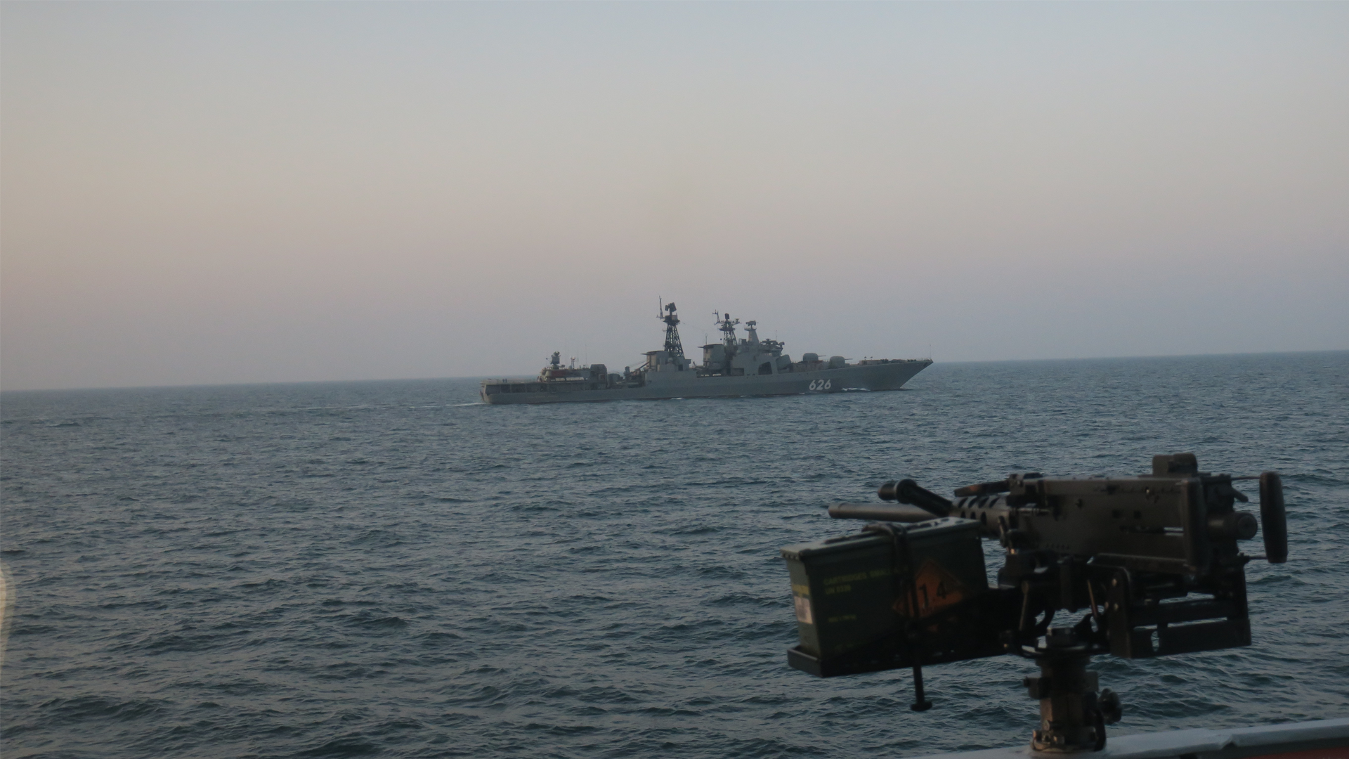Vessels like Russian destroyer Vice Admiral Kulakov pose a credible, albeit potential, threat to the UK