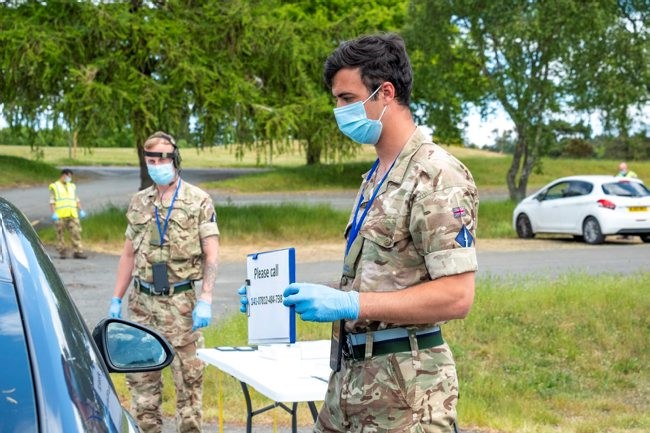 22nd Signal Regiment Mobile Test Unit West Midland Safari Park CORONAVIRUS 28062020 CREDIT MOD