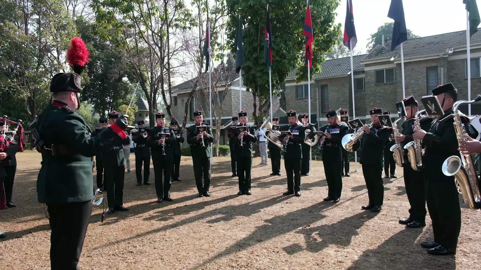 Bandsmen were used as stretcher bearers in the First World War and are carrying out that role today, potentially in a CBRN environment