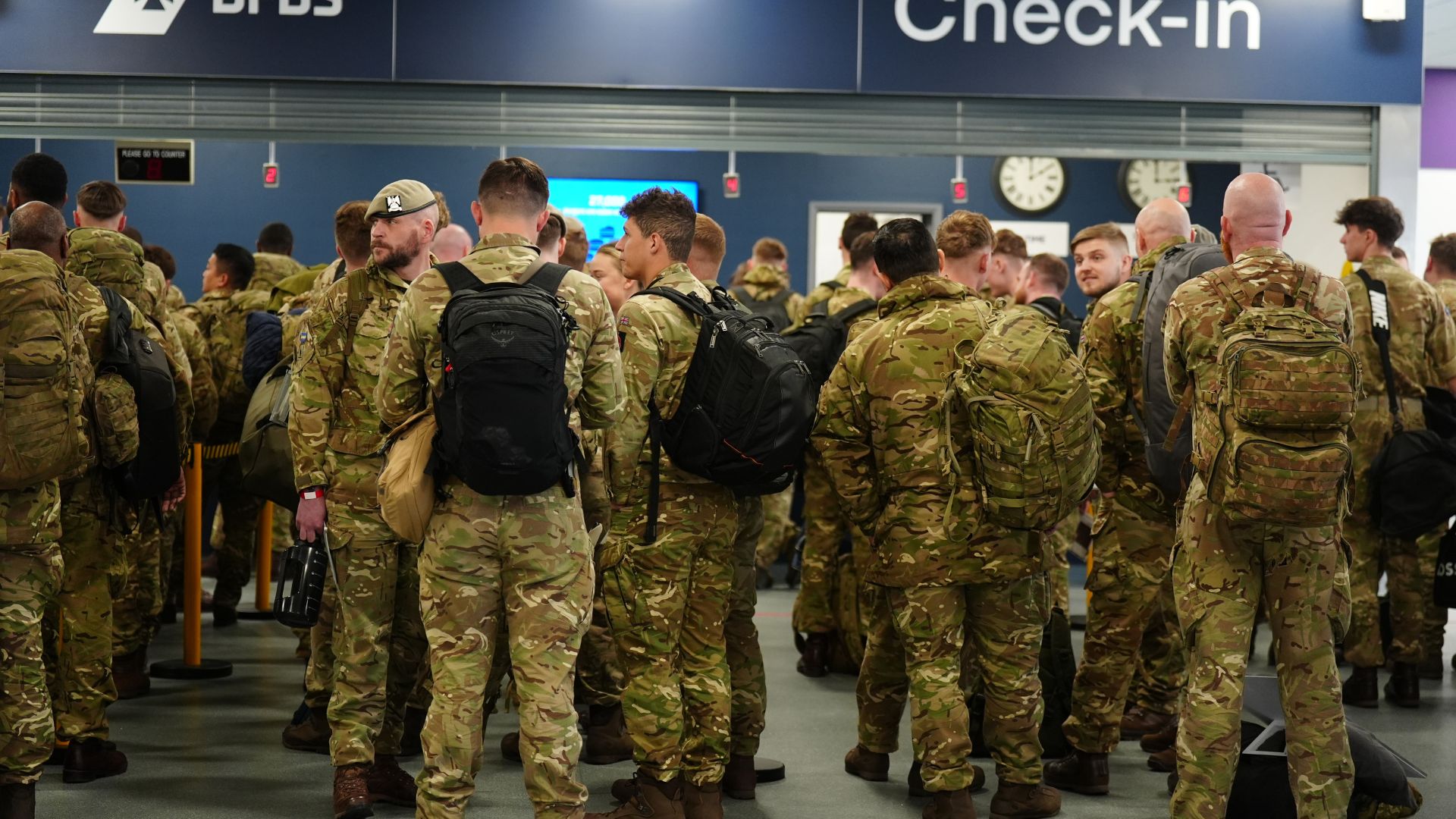 1,400 British Army personnel boarded a DFDS ferry from North Tyneside as Exercise Rhino Storm gets underway