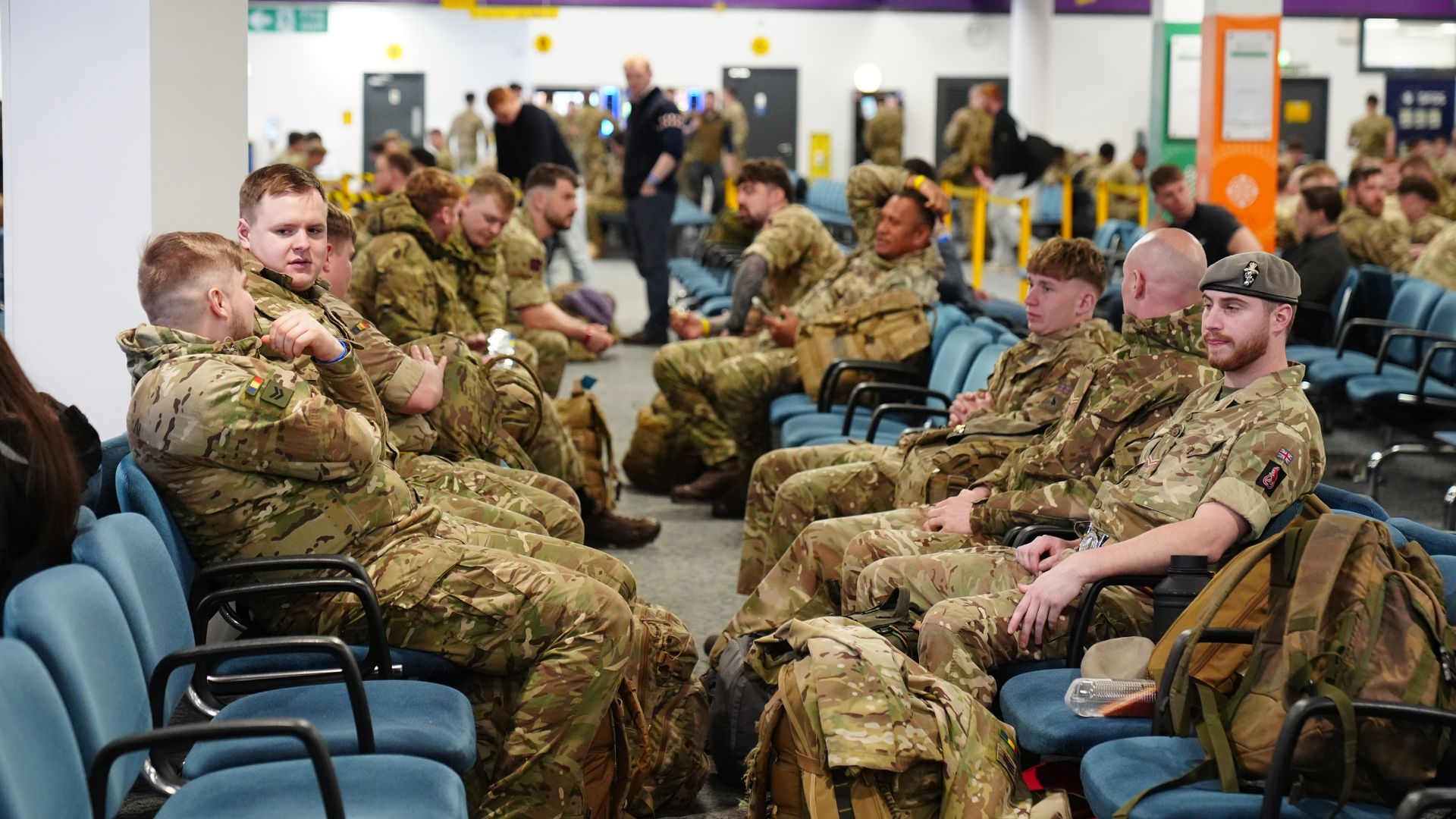 It was the first time since the Iraq War in 2003 that a whole ferry has been chartered for military use by the British Army