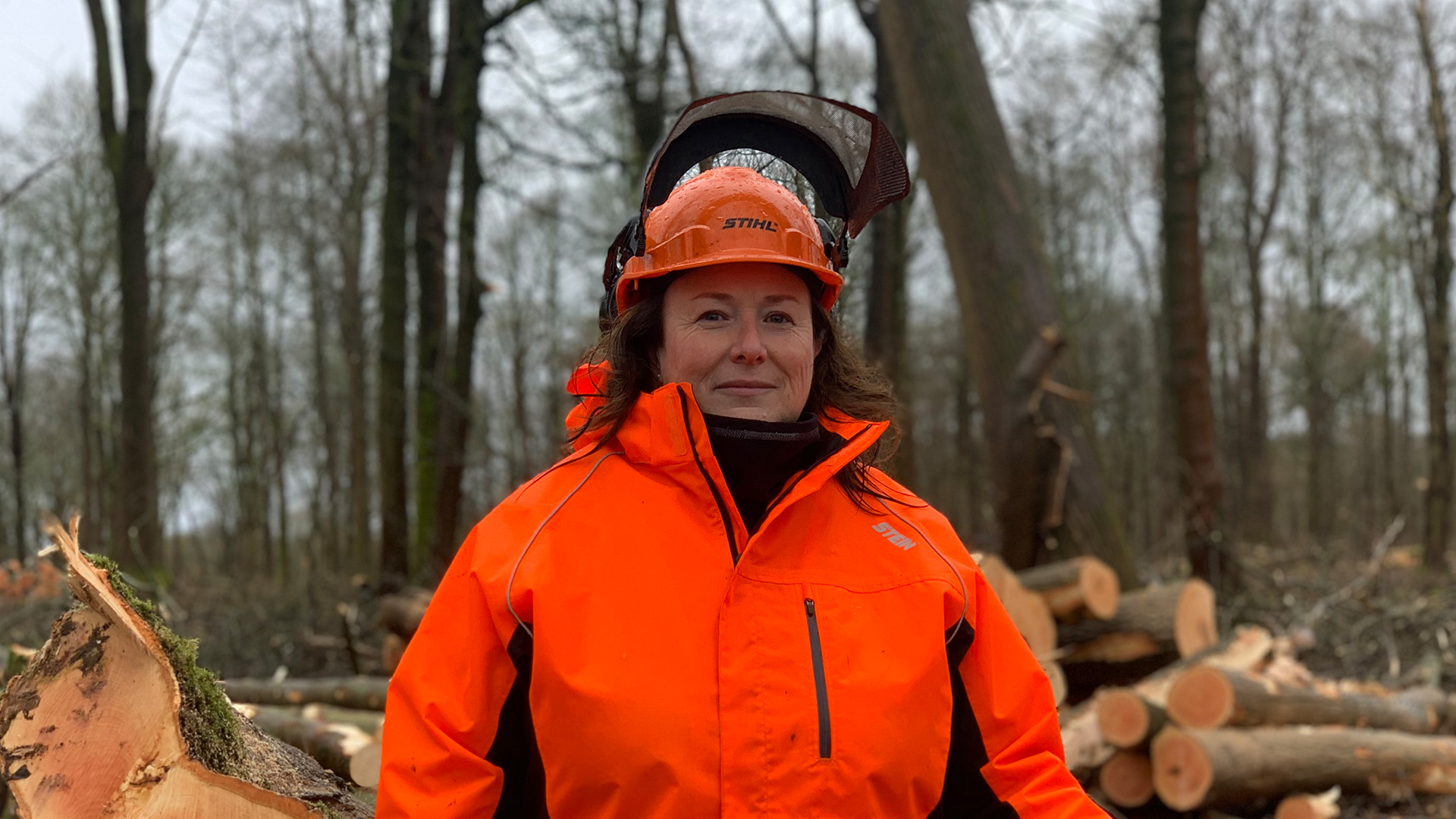Judith Peachey oversees forestry work on defence training sites