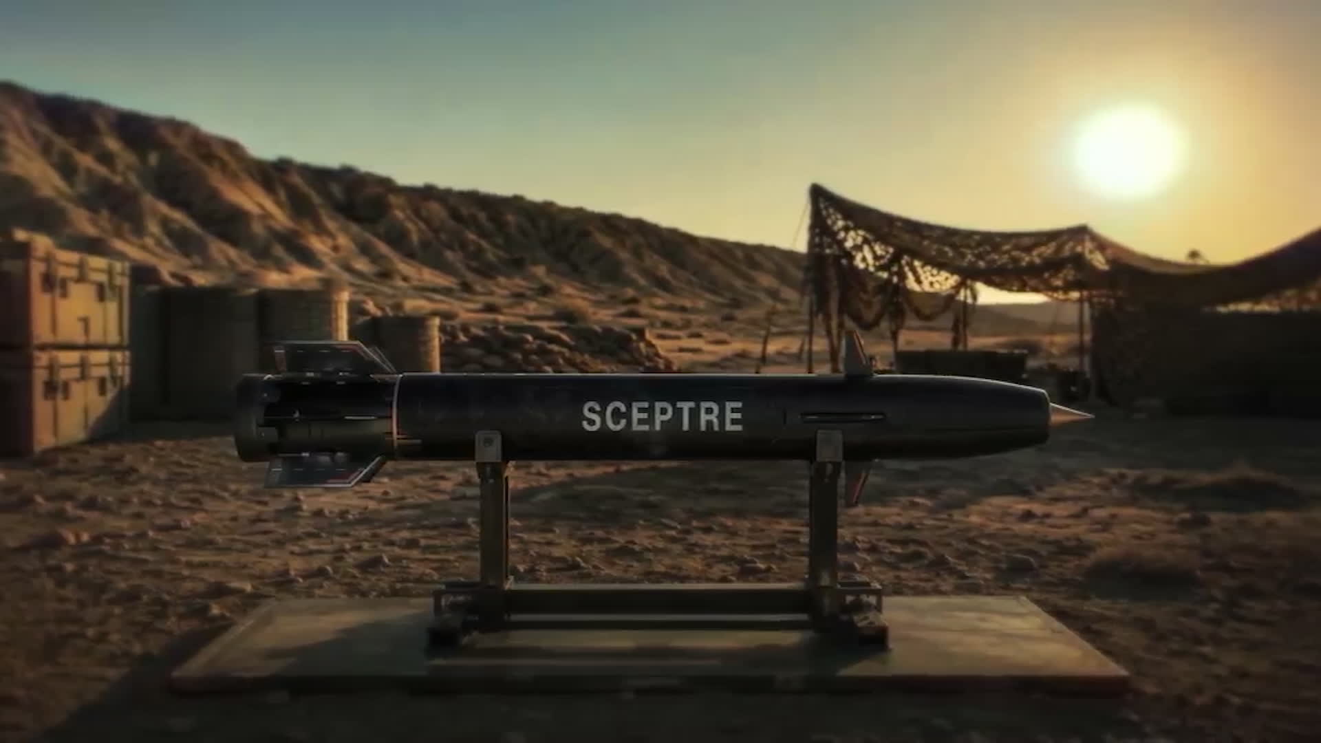 Sceptre is a supersonic ballistic missile that was successfully tested in the New Mexico desert earlier this year (Picture: Tiberius Aerospace)