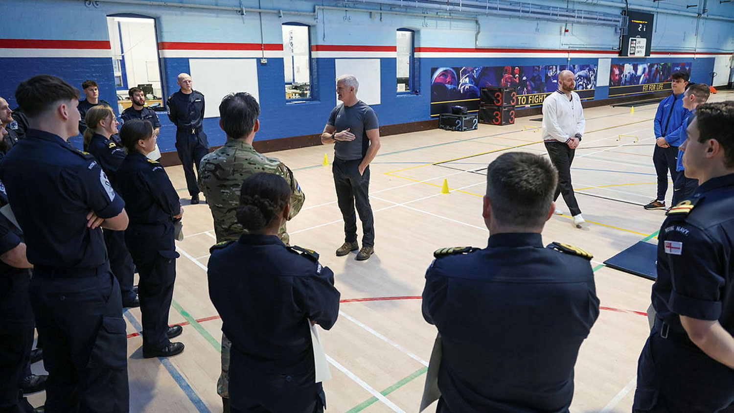 Former Minister for the Armed Forces Al Carns visited HMNB Portsmouth in January 2026 and attended the Gymnasium at HMS Nelson (Picture: Royal Navy)