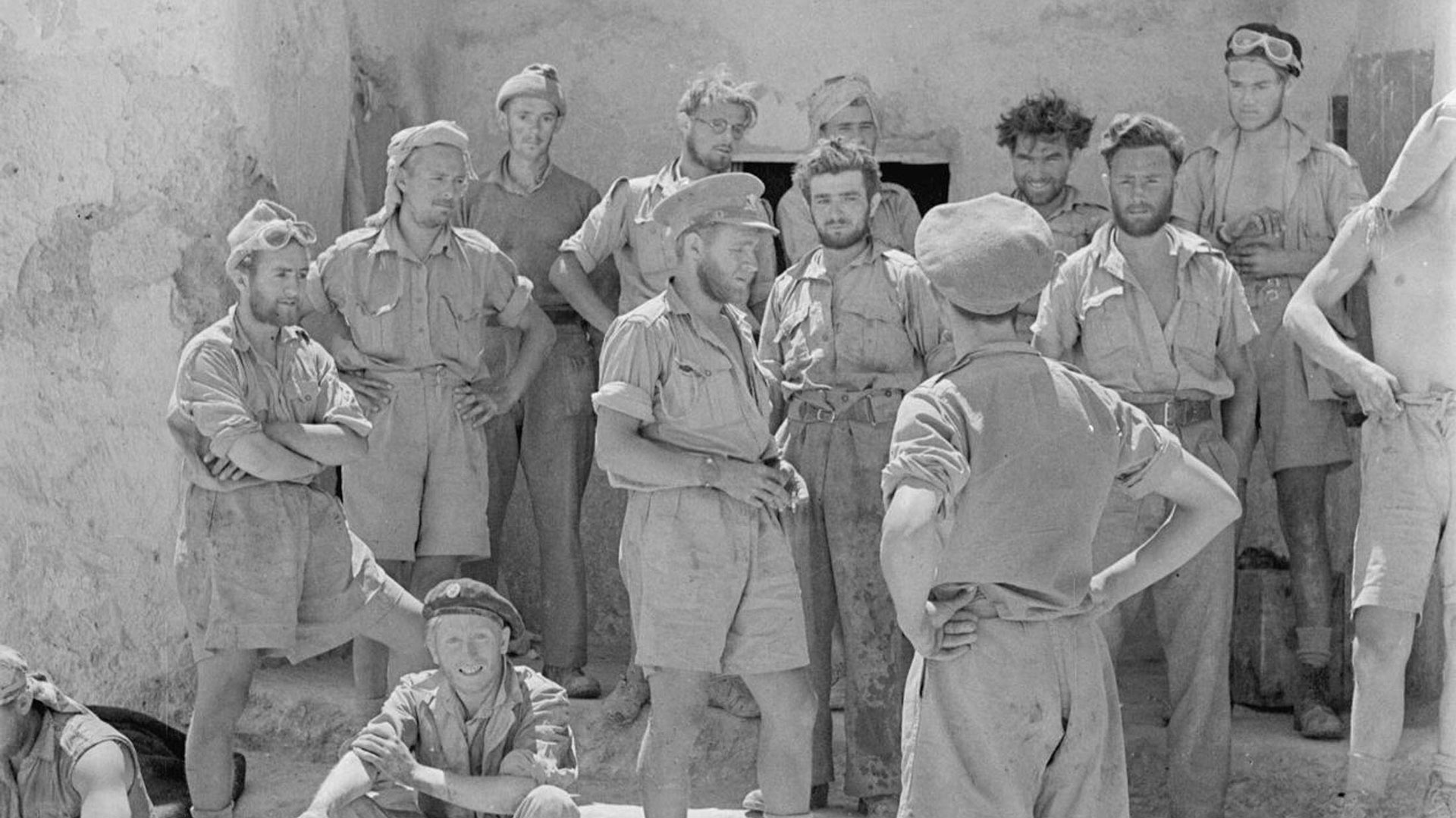 Men of the the Long Range Desert Group pictured at Siwa in Libya in 1942 (Picture: piemags/archive/military)