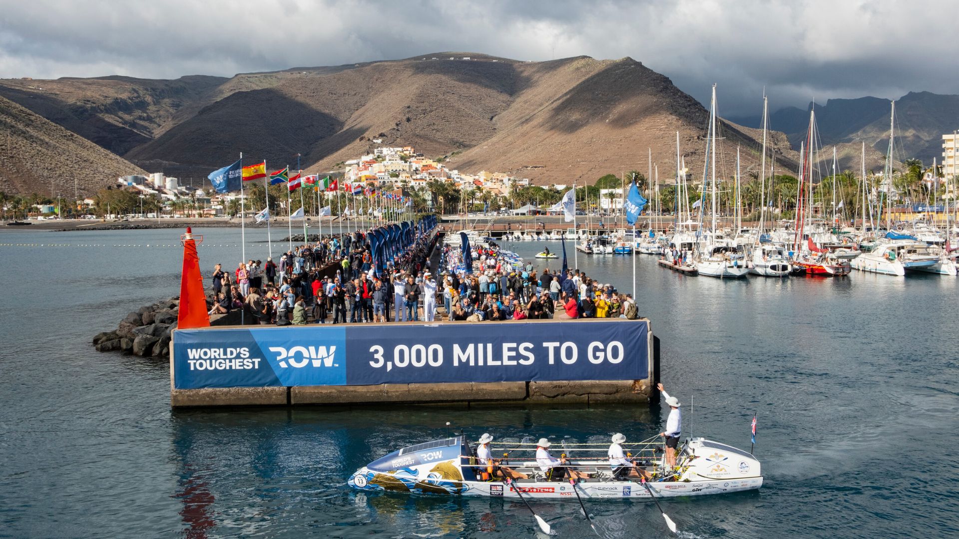 The team will race from  La Gomera in the Canary Islands to the Caribbean Island of Antigua