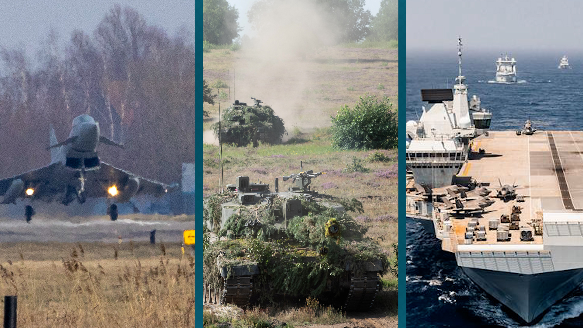 The SDR seeks to break down traditional barriers between the three services (Picture: MOD)