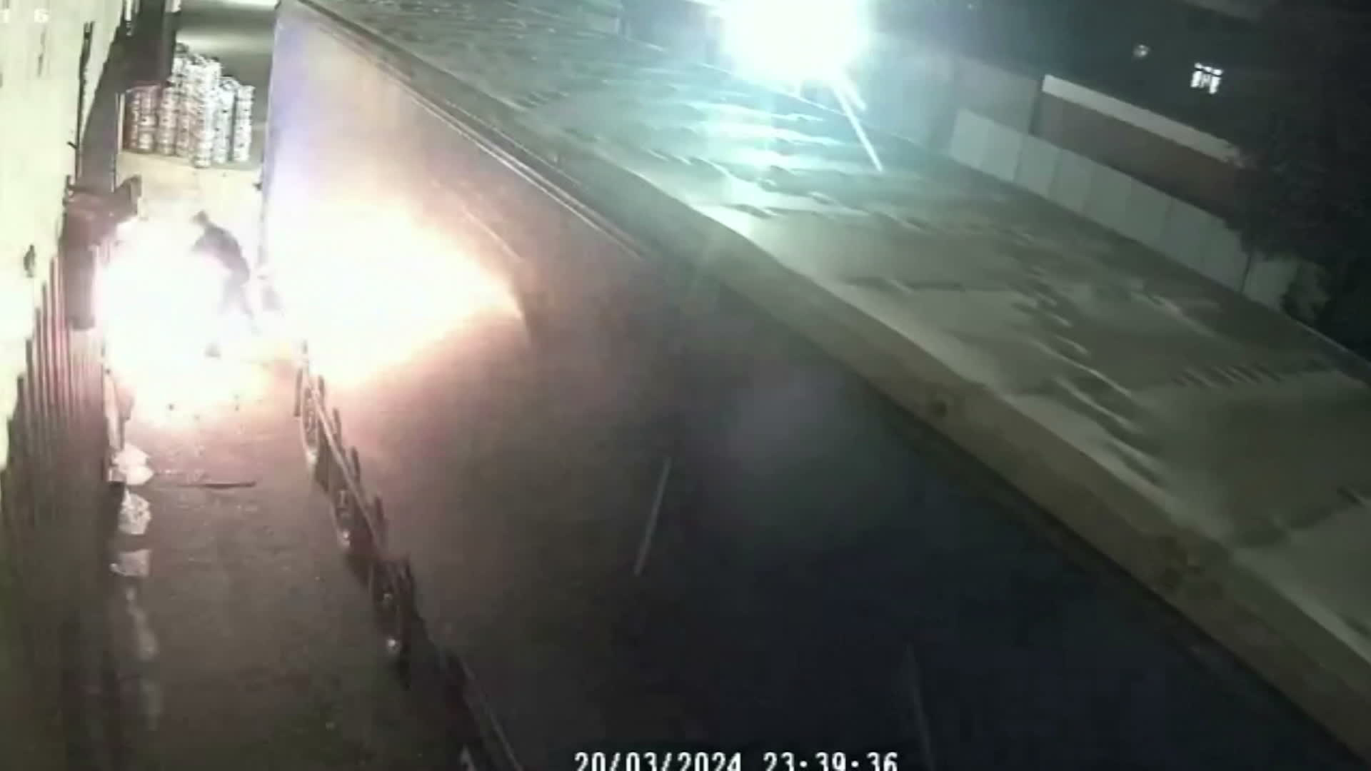 Despite being recruited just to carry out surveillance of the Ukrainian-owned warehouse, the proxies took it upon themselves to burn it down