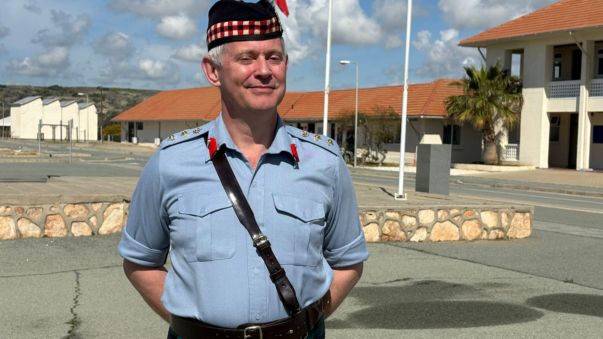 Maj Gen Reilly served with The Scots since formation day in Fallingbostel, Germany