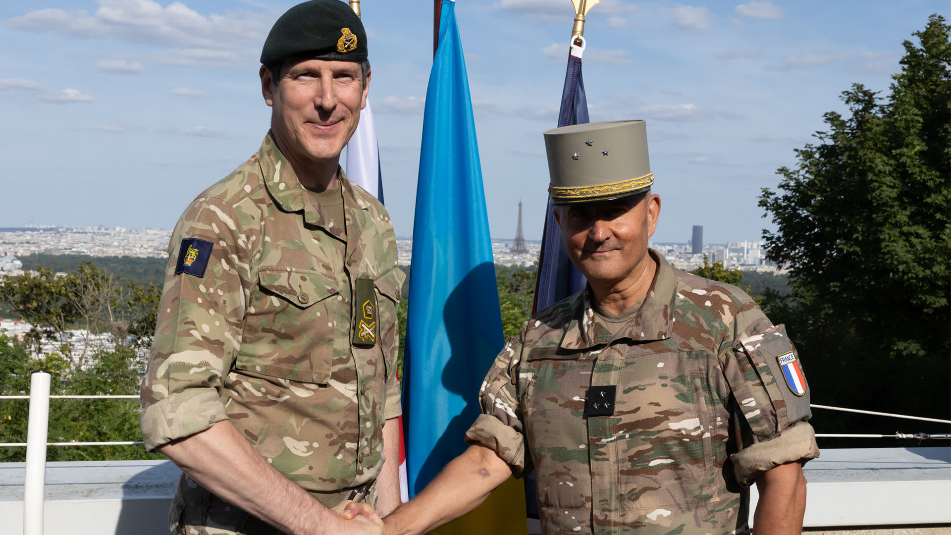 UK leads int Ukraine force ceremony