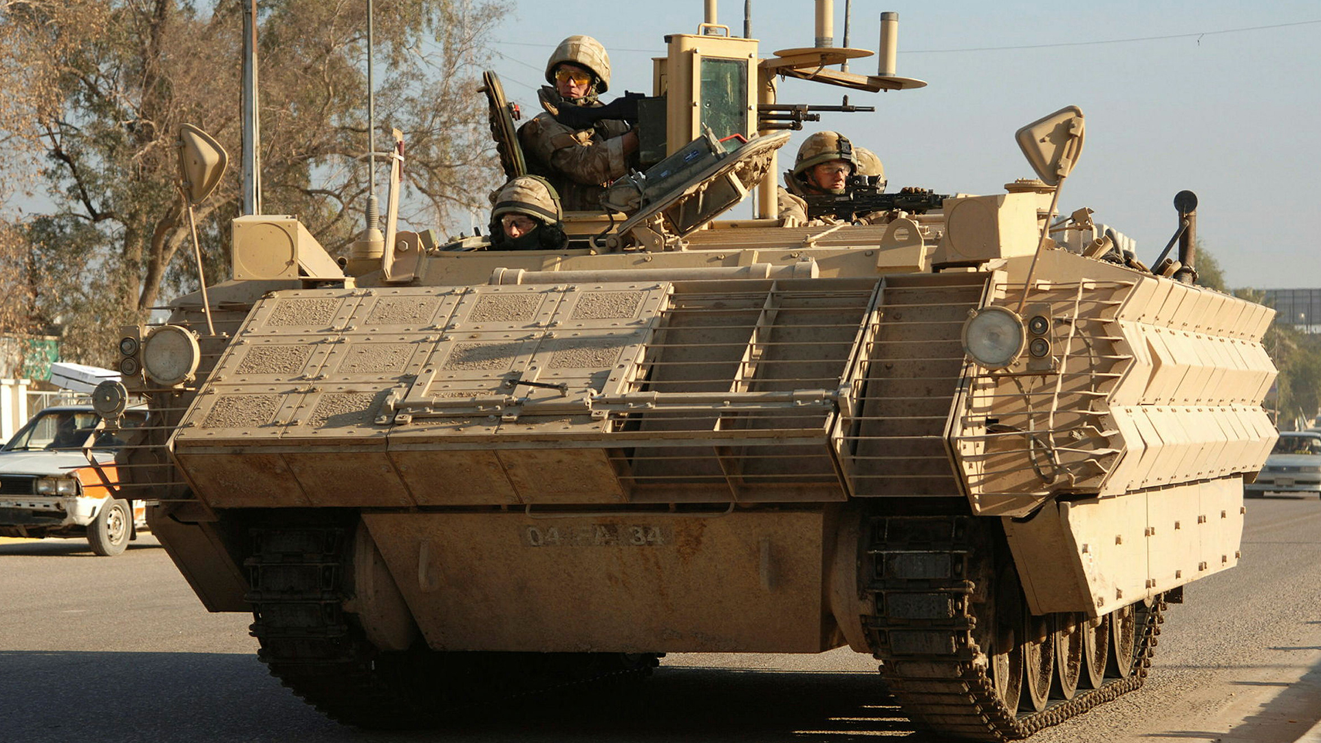 The first delivery of the upgraded Bulldog arrived in Iraq just before Christmas 2006, with the Royal Green Jackets Battalion based at Basra Palace the first to use the vehicle on operations (Picture: MOD)