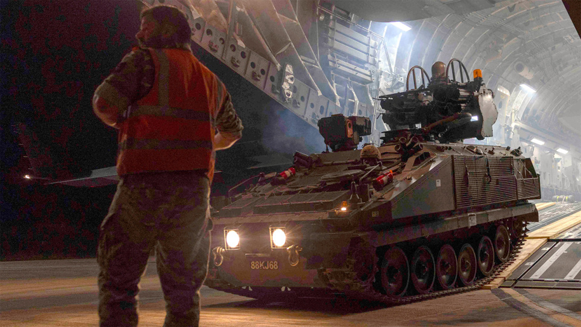 The C-17A seen here can operate over greater distances, while the A400M Atlas can fly out of unprepared airstrips if necessary