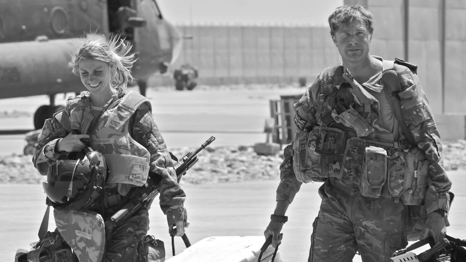 At the age of 21, Liz became the youngest aircrew to be deployed to Iraq, and the only female member of the crew for four years (Picture: Liz Mcconaghy)
