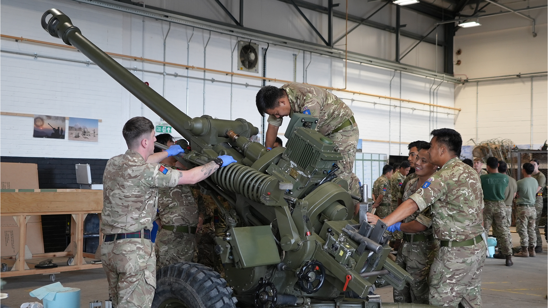 Before moving on to the Archer, the new gunners have to master the 105mm L118 - but they've been doing so with enthusiasm