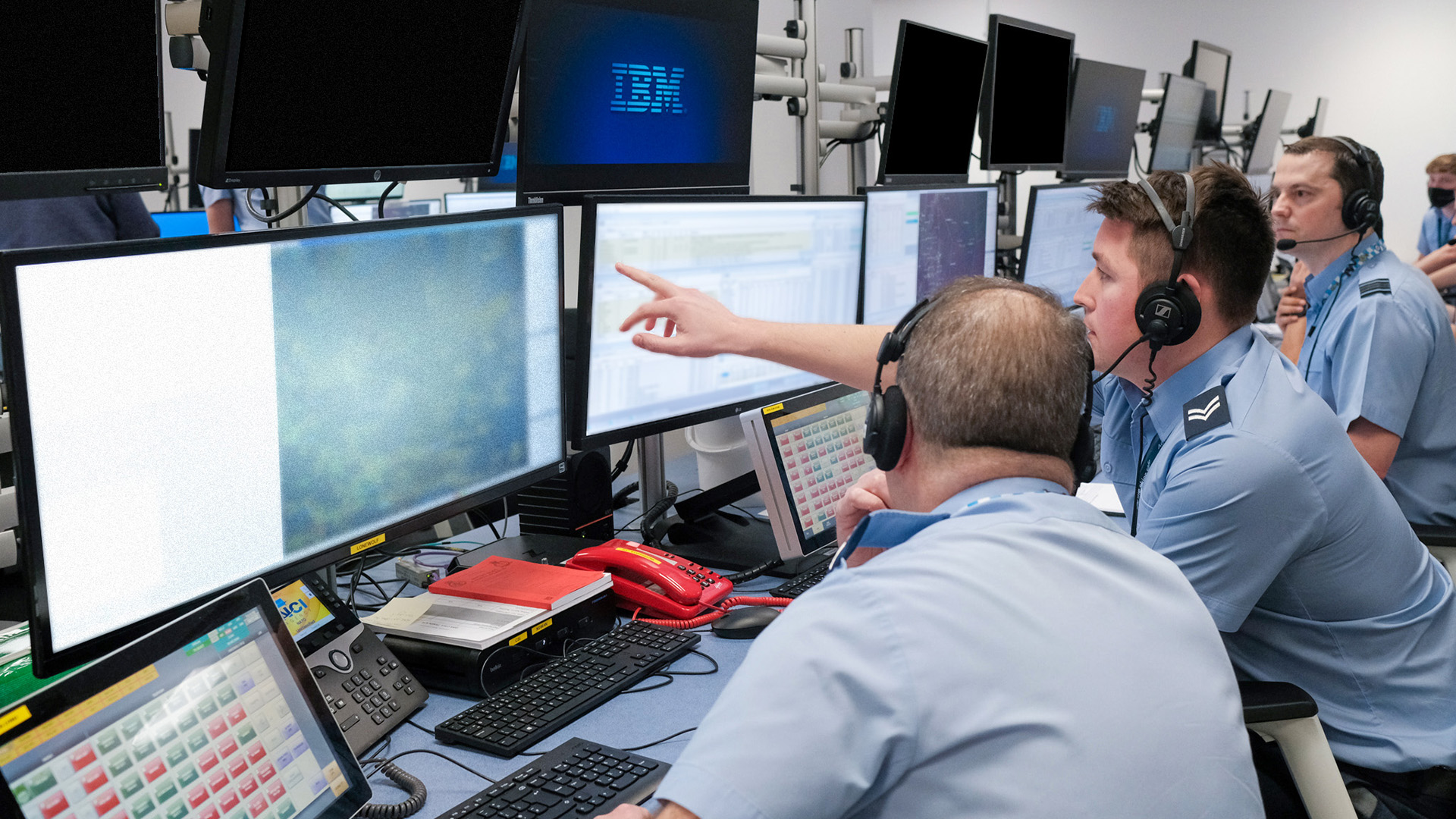 Cyber security professionals, and IT specialists create and protect the networks (Picture: RAF)