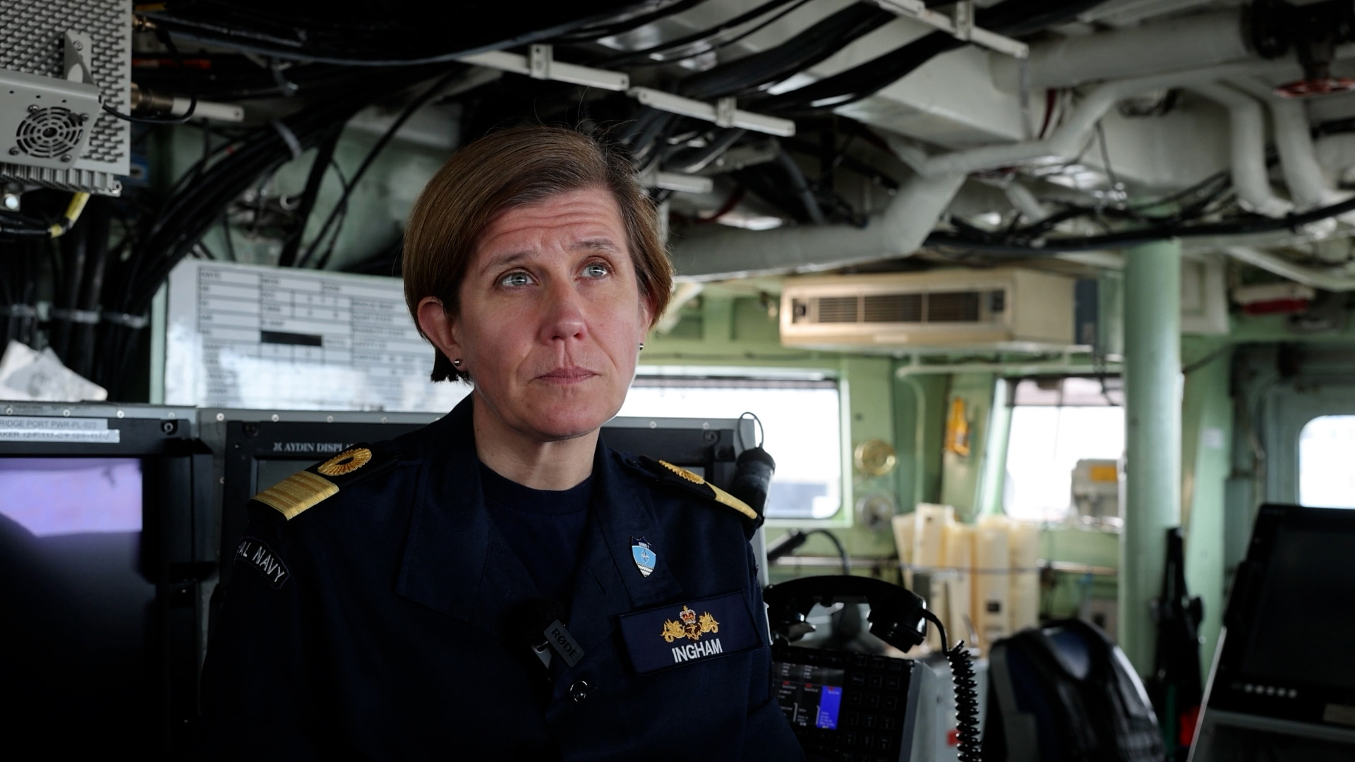Cdre Ingham is the first female officer to have held five separate commands in the Royal Navy’s 366-year history (Picture: BFBS)