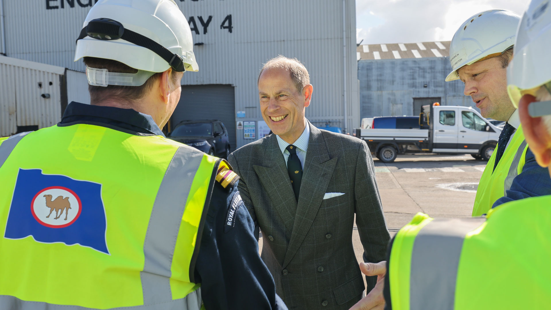 HRH The Duke of Edinburgh visits RFA Tidesurge (Picture: MOD)