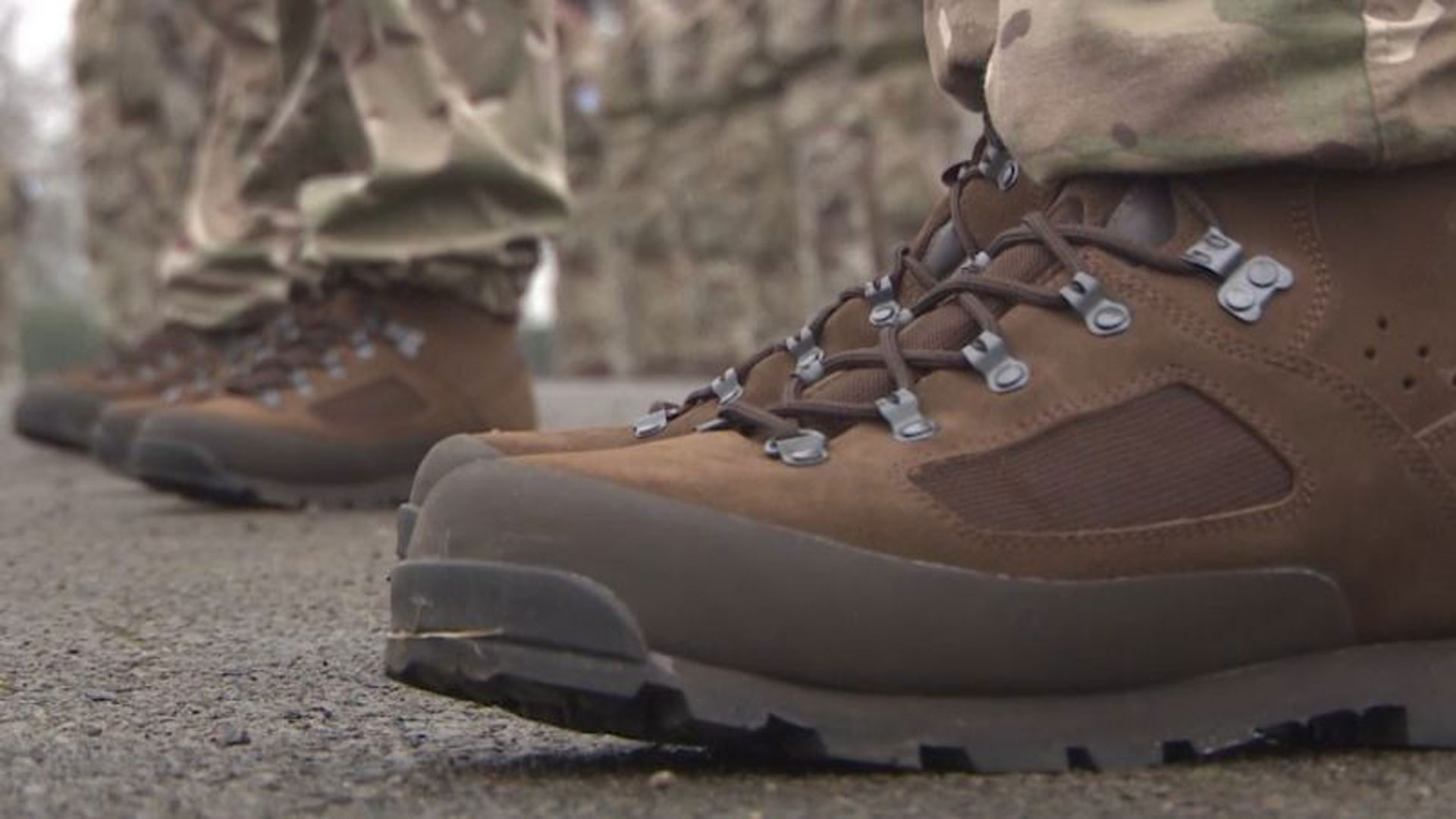 A photo of service personnel wearing boots (Picture: BFBS)
