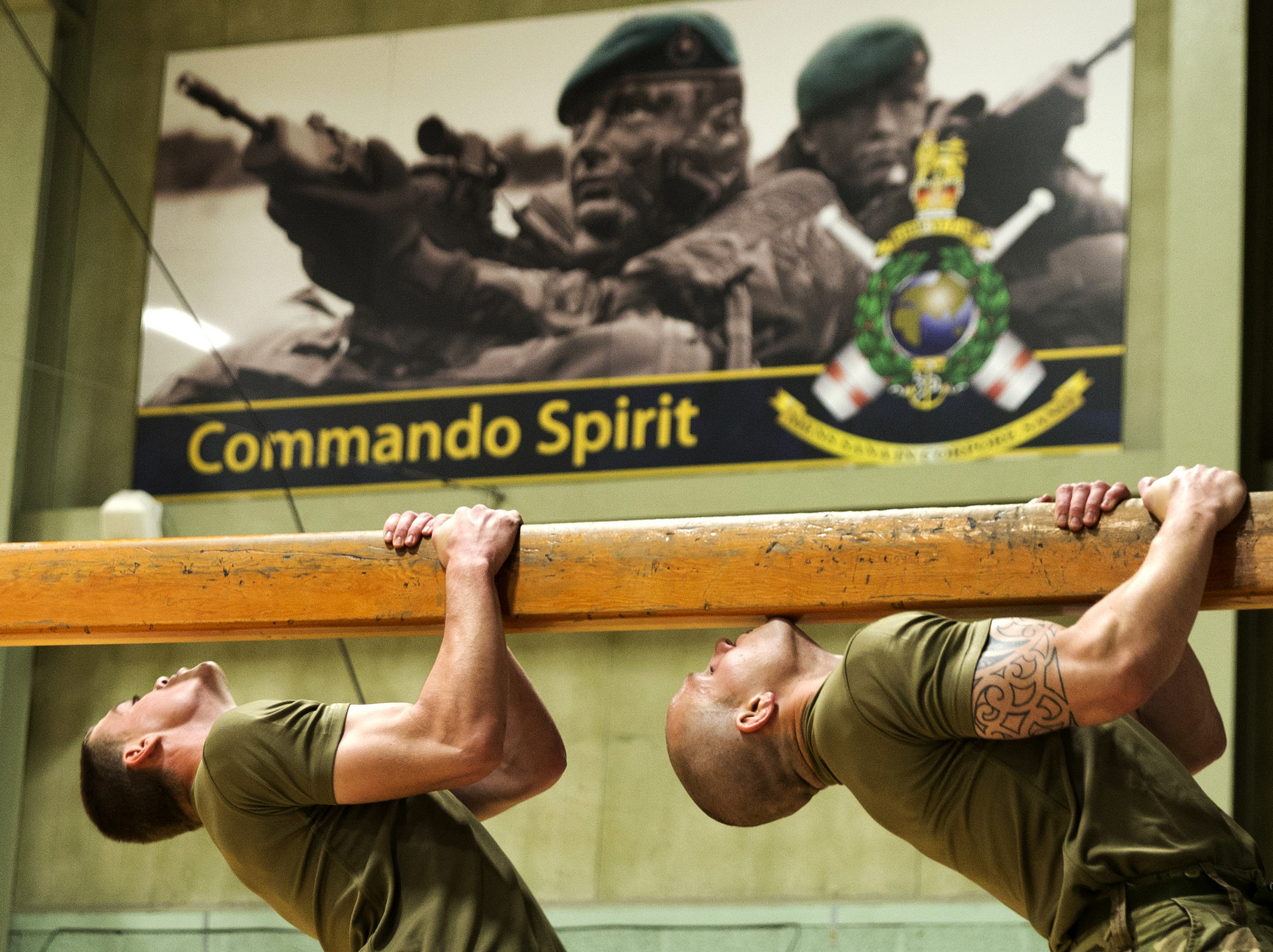 Commando training is designed to be physically and mentally demanding.Credit: Richard White, Crown Copyright