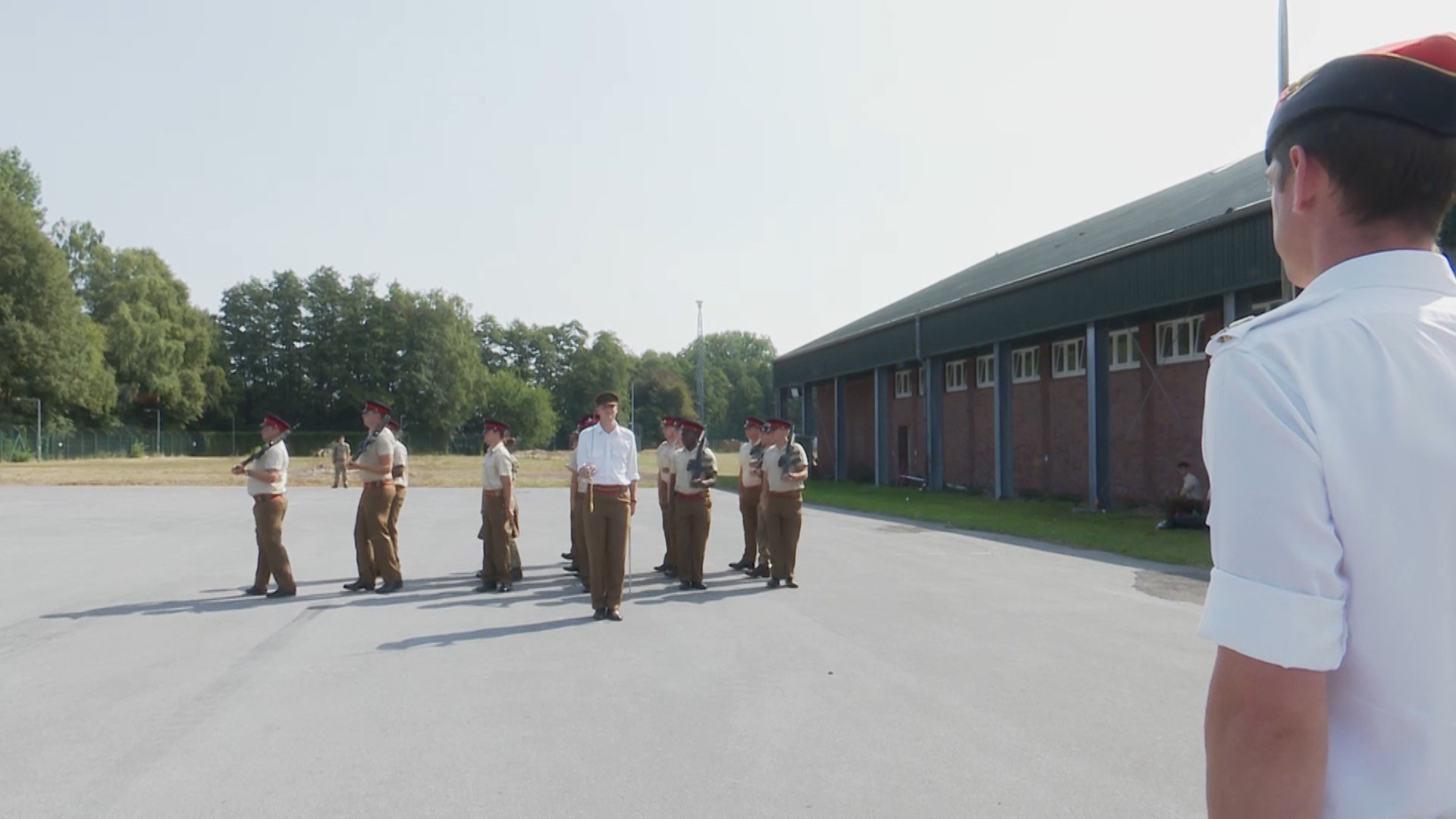 26 Regiment Royal Artillery drill practice