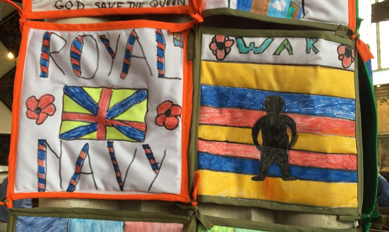 Flags of thanks