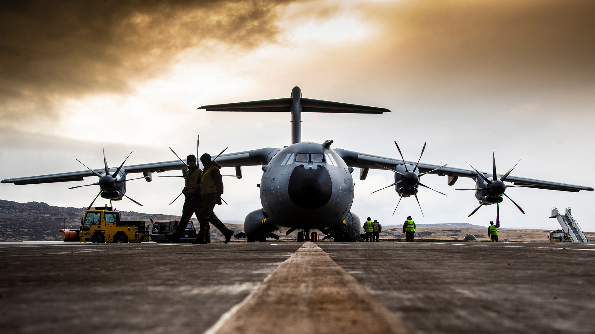 Mount Pleasant's transport capability takes the shape of the A400M Atlas