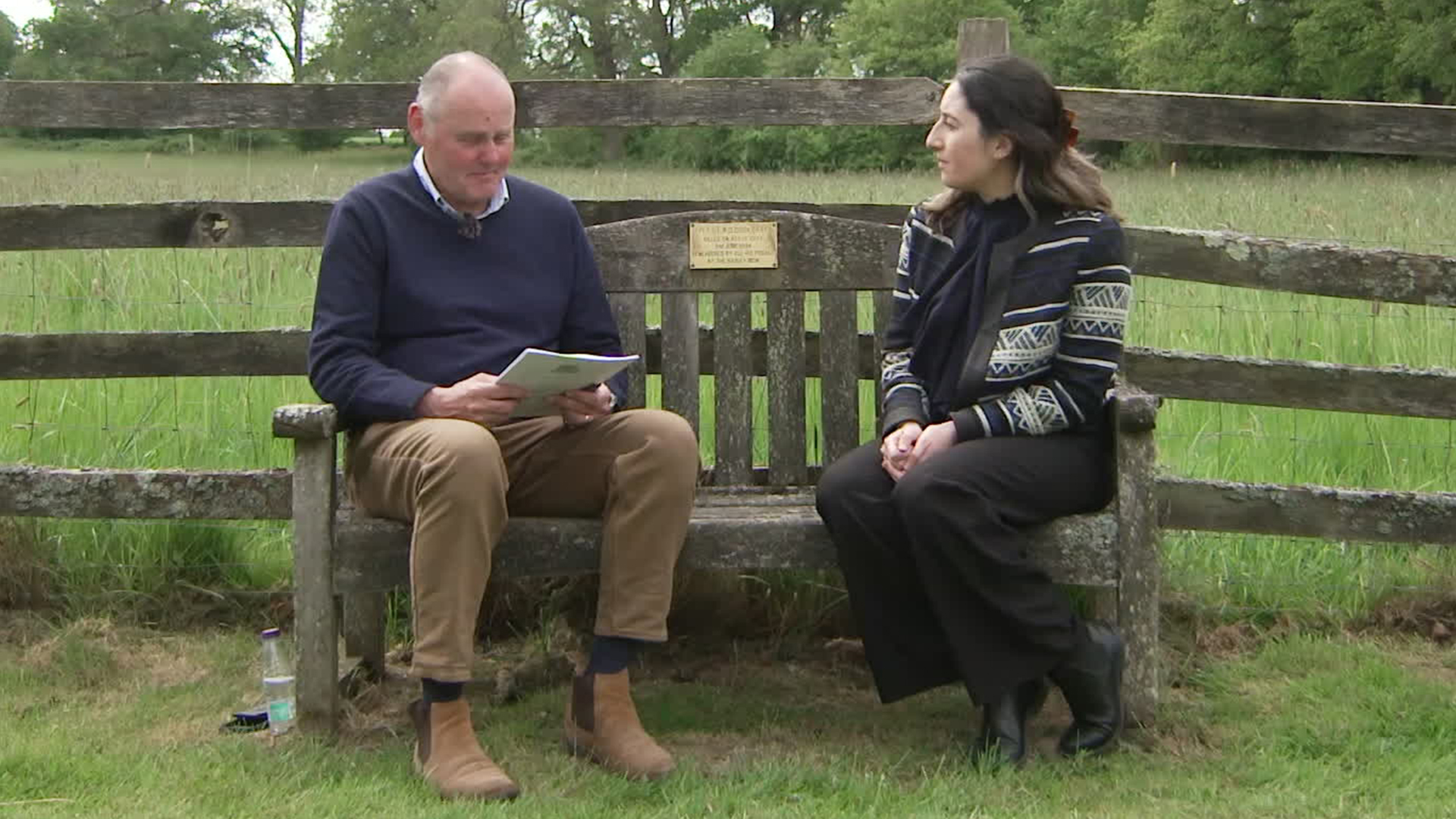 Chris Cook, whose brother Richard was one of the pilots, told BFBS Forces News reporter Sofie Cacoyannis the documents profoundly disturbing (Picture: BFBS)