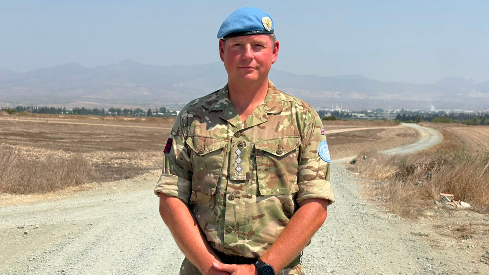 Captain Mike Owens said that Spr Brickell can pass on his leadership skills to his younger comrades (Picture: BFBS)