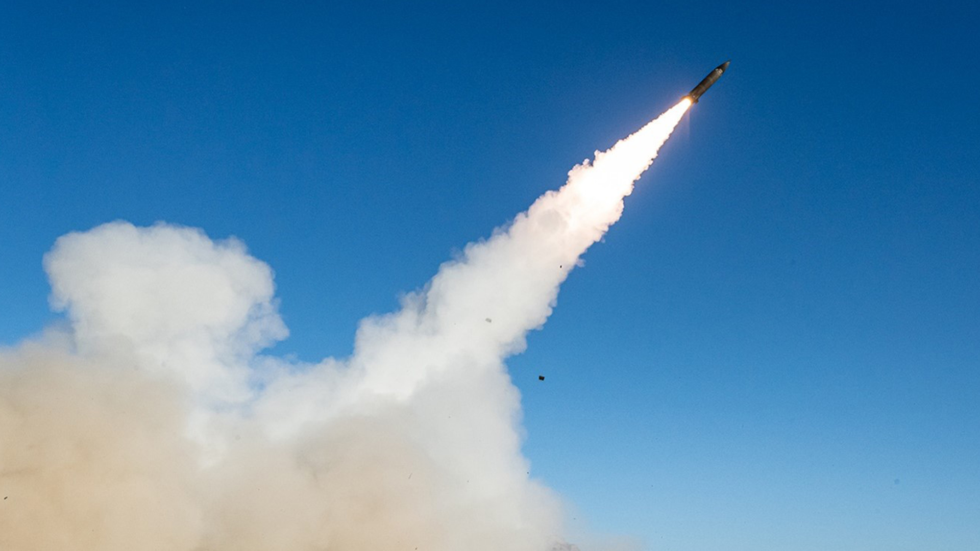 The Precision Strike Missile was successfully fired by the US Army last year from an M270A2 and HIMARS at White Sands Missile Range in New Mexico (Picture: US Department of War)