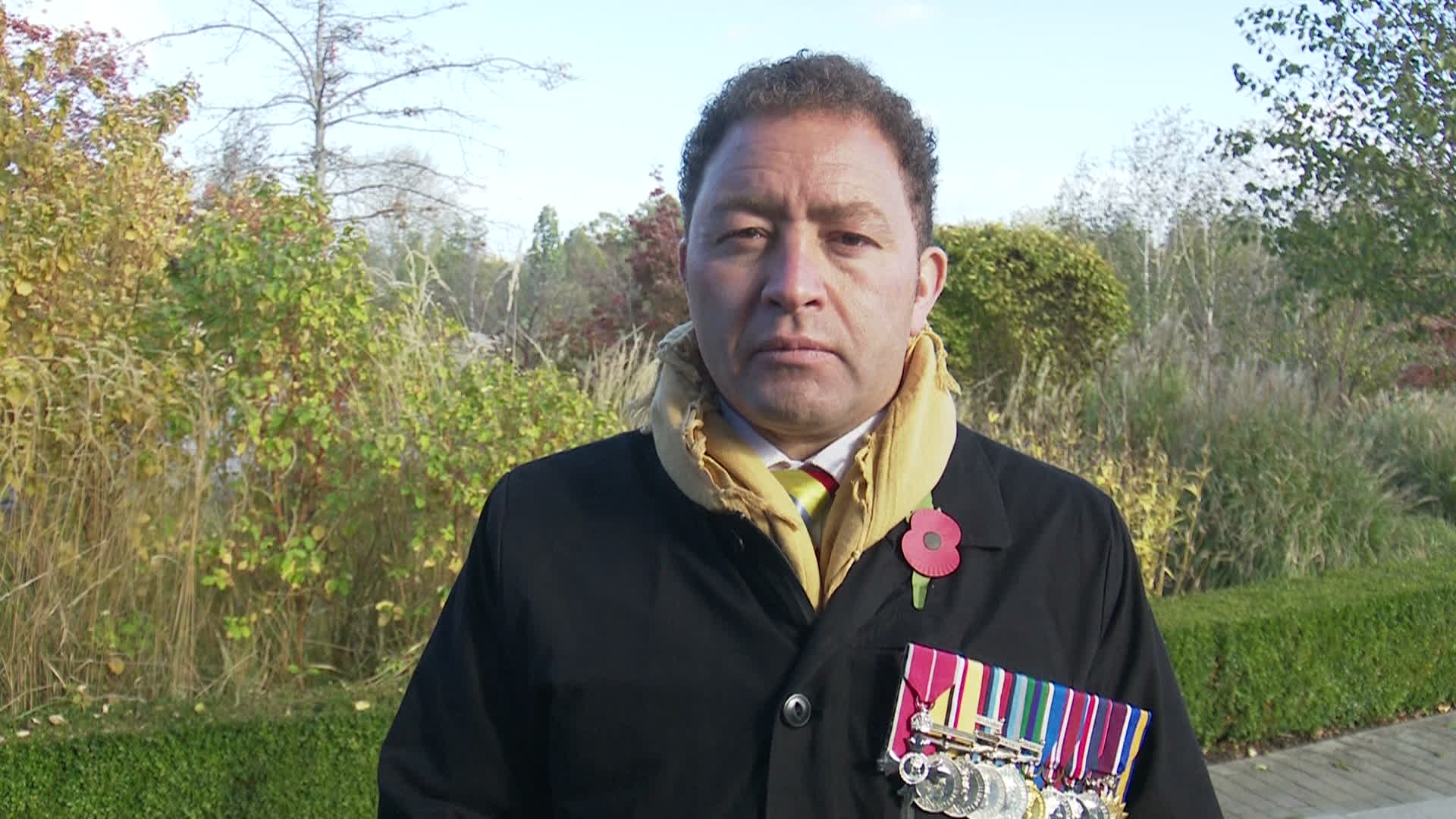 Minister for Veterans and People Calvin Bailey served as air mobility force commander during Operation Pitting (Picture: BFBS)