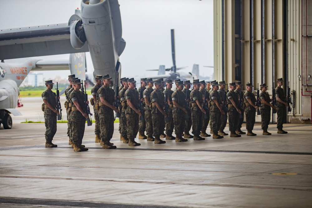 262 Tiltrotor Squadron in Japan in 2019