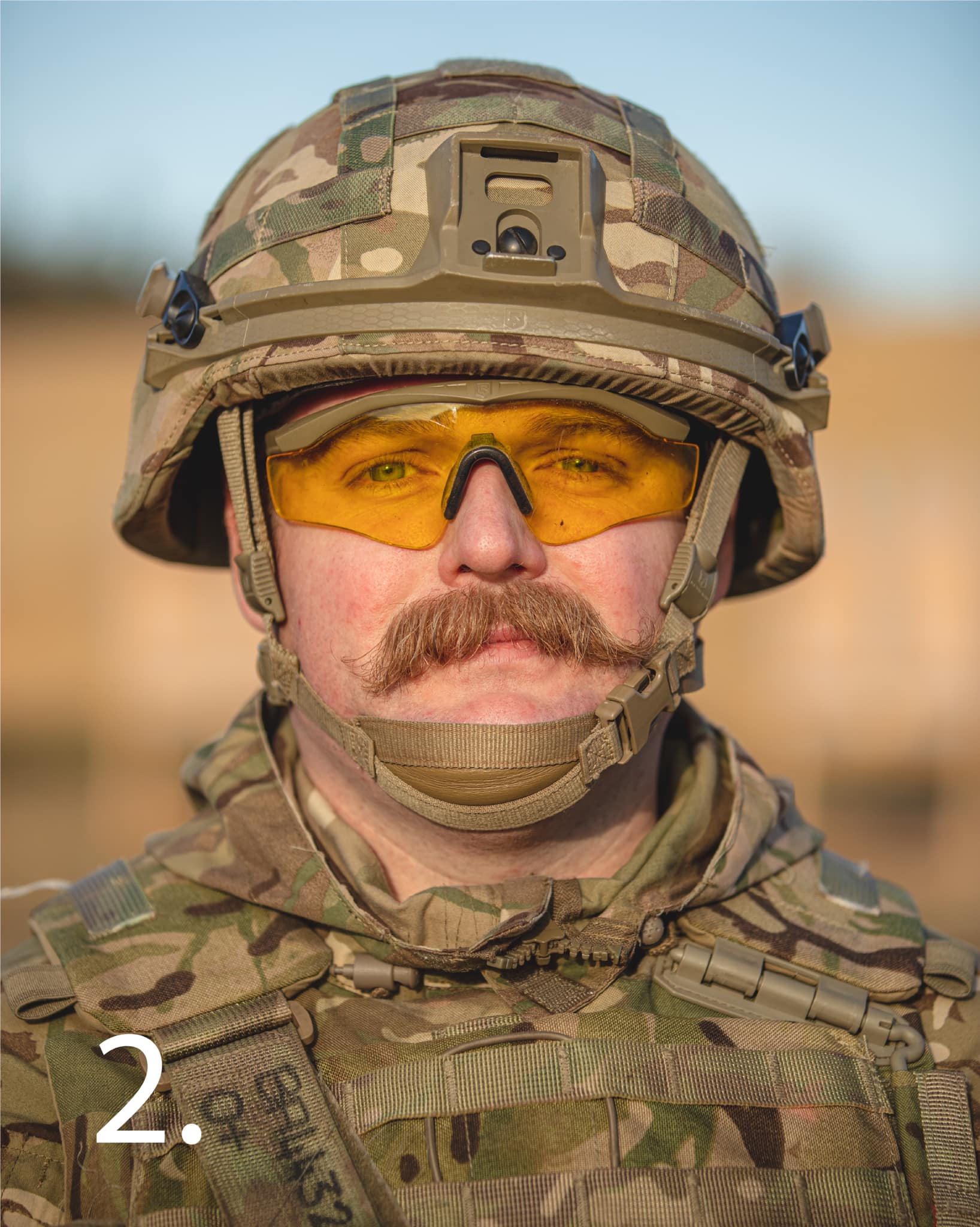 1st Battalion Welsh Guards Movember 2021 Moustache Competition (Picture: The Welsh Guards).
