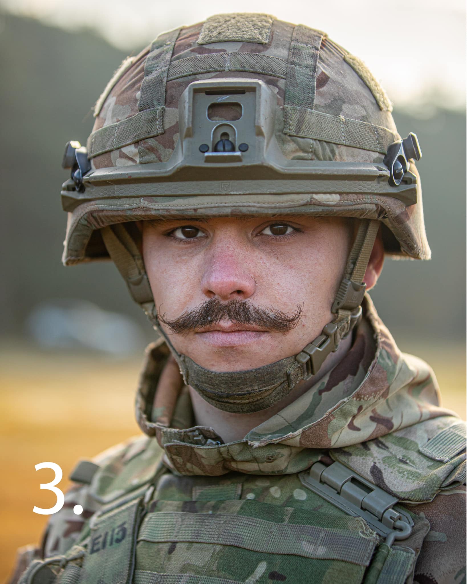 1st Battalion Welsh Guards Movember 2021 Moustache Competition (Picture: The Welsh Guards).