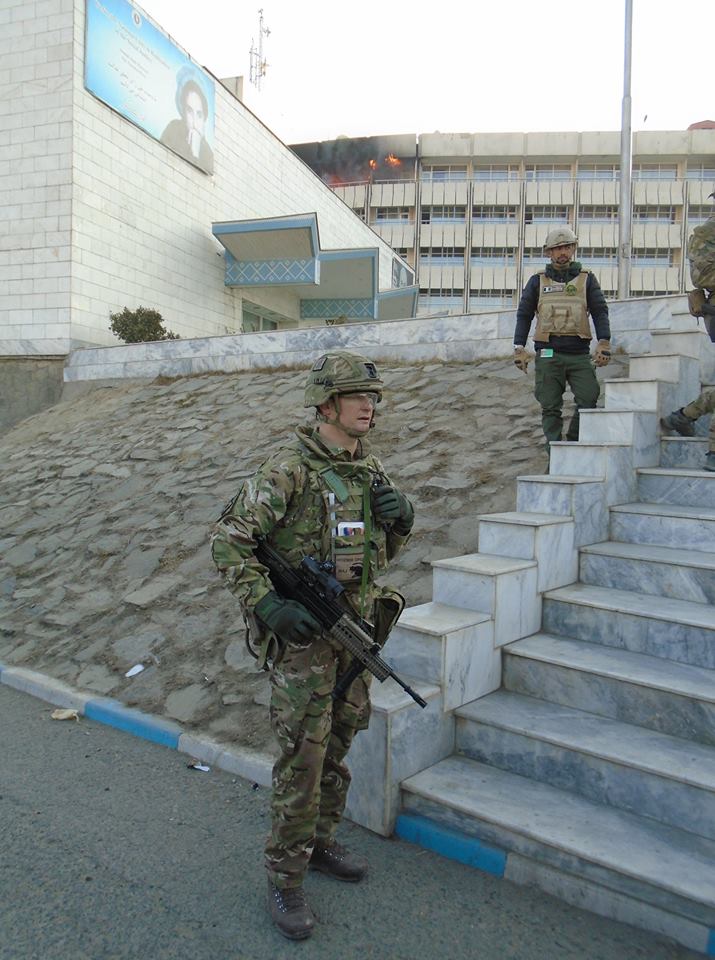 British Soldiers Conduct Evacuation After Hotel Attack 2 YORKS