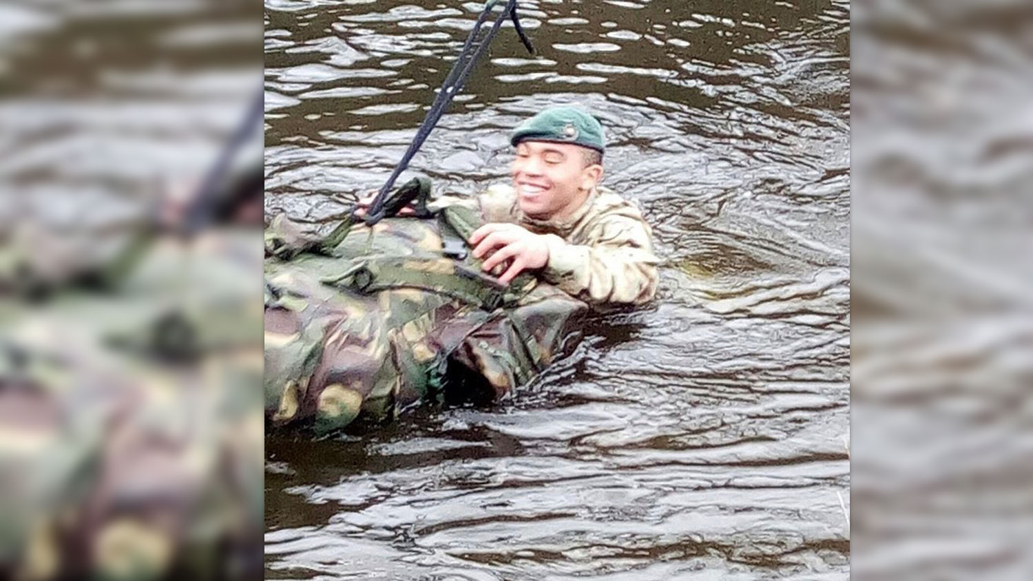 Kelvin Davies left the Royal Marines because he wanted to spend more time with this family