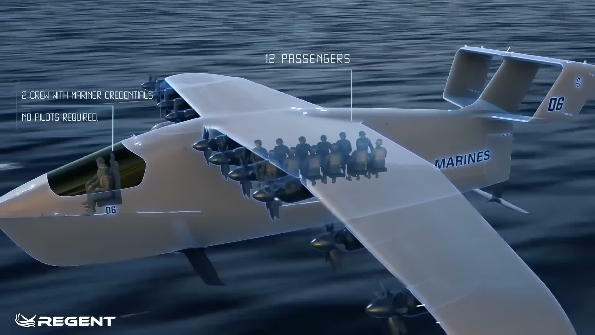 Regent Defense's proposed personnel-carrying USAV has two crew members - but they are not pilots (Picture: Regent Defense)