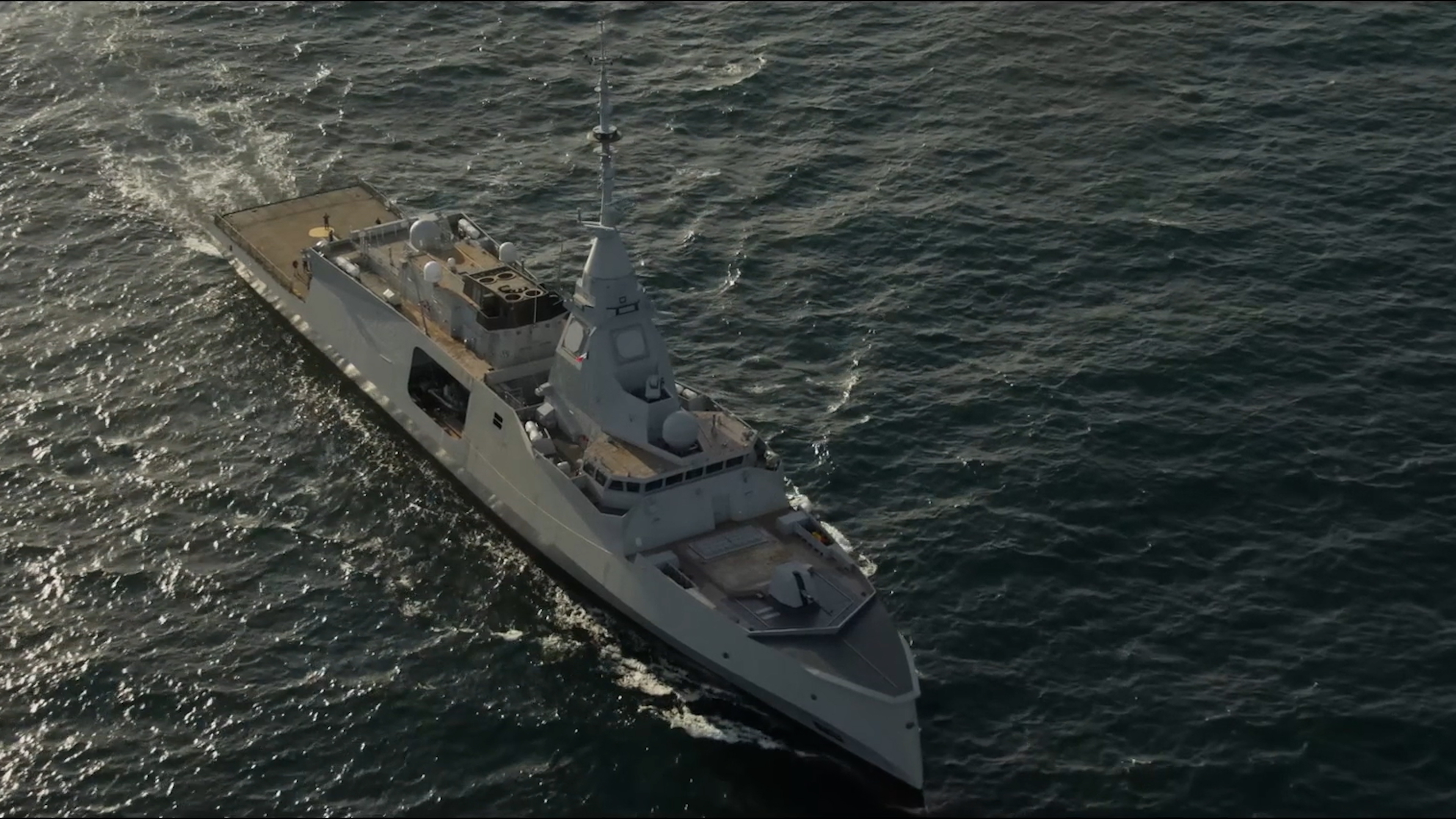 A French FDI ship at sea