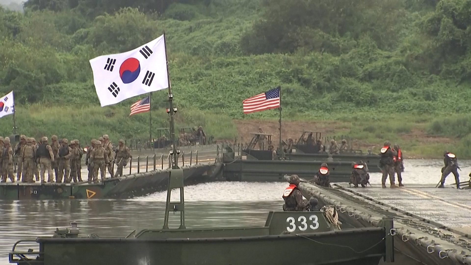 Lieutenant Colonel Park Sang-Urn, South Korean Army, said the exercise was "valuable" (Picture: Reuters)