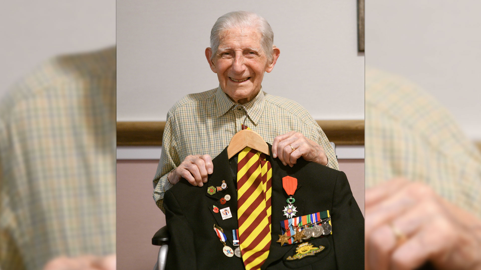 D-Day veteran Don Howkins (Picture: Dick Goodwin)