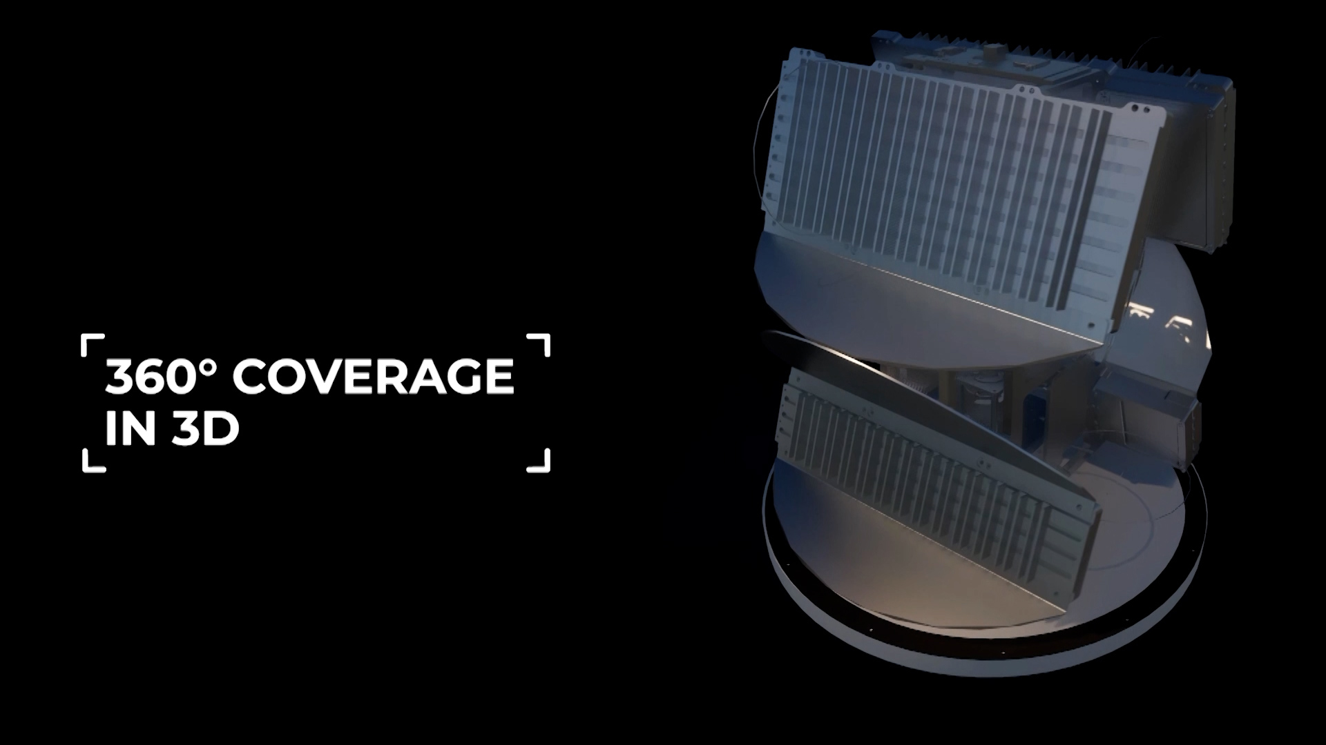 This is what the Iris radar looks like underneath its protective dome cover