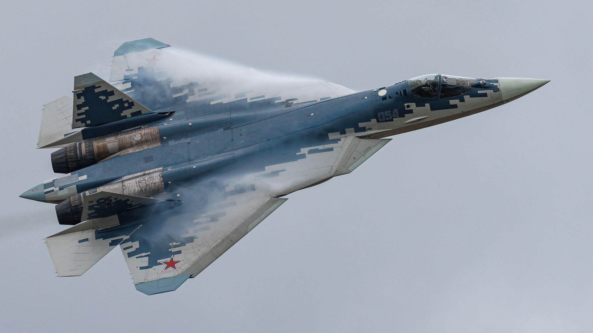 The UK isn't the only nation investing in advanced technology when it comes to airpower - Russia is as well, as witnessed by this Sukhoi Su-57 Felon stealth fighter (Picture: Alamy)