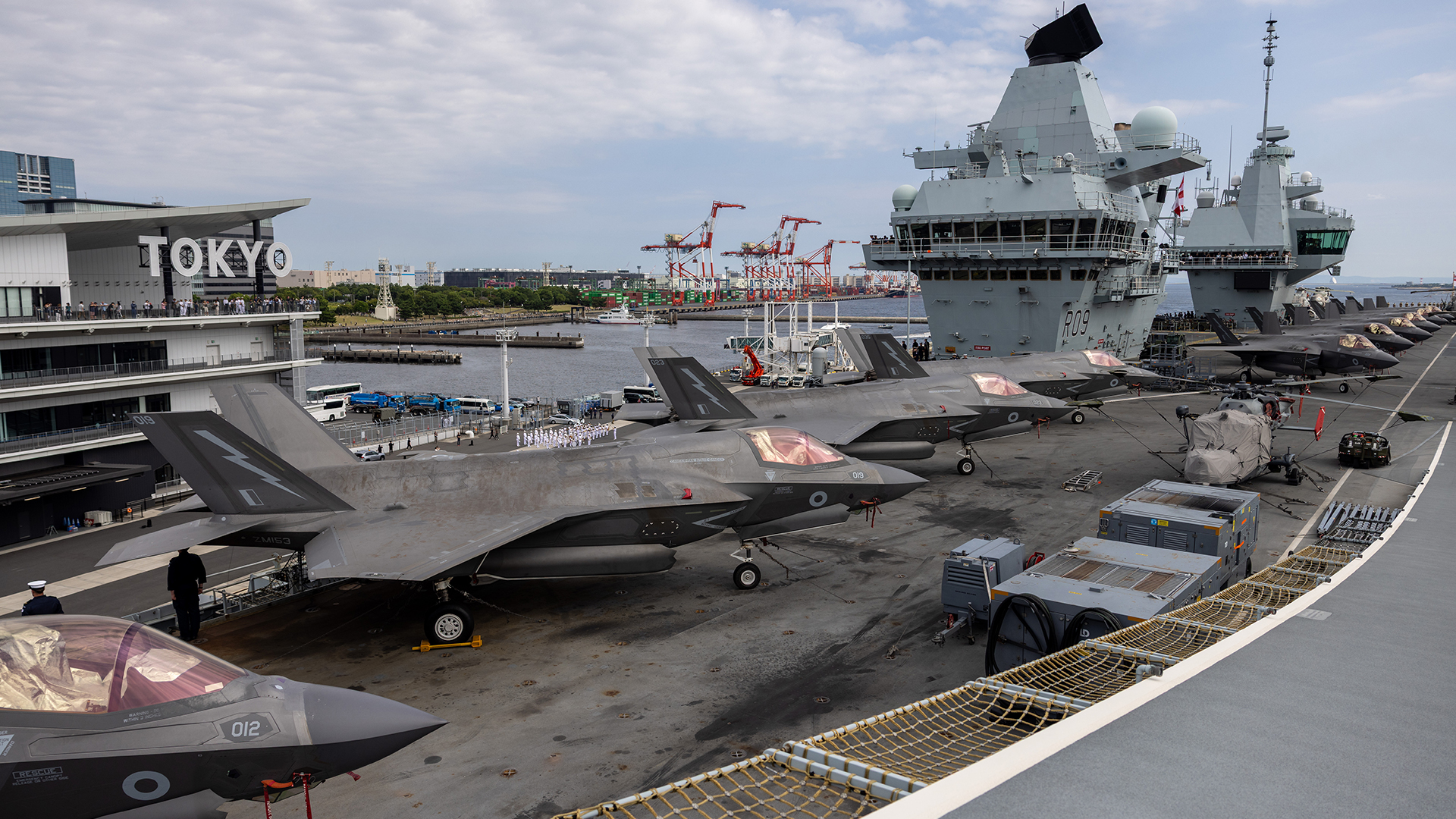 The F-35Bs on board HMS Prince of Wales were exposed to salty sea air and the sun's rays in addition to the general wear and tear that comes from flying missions