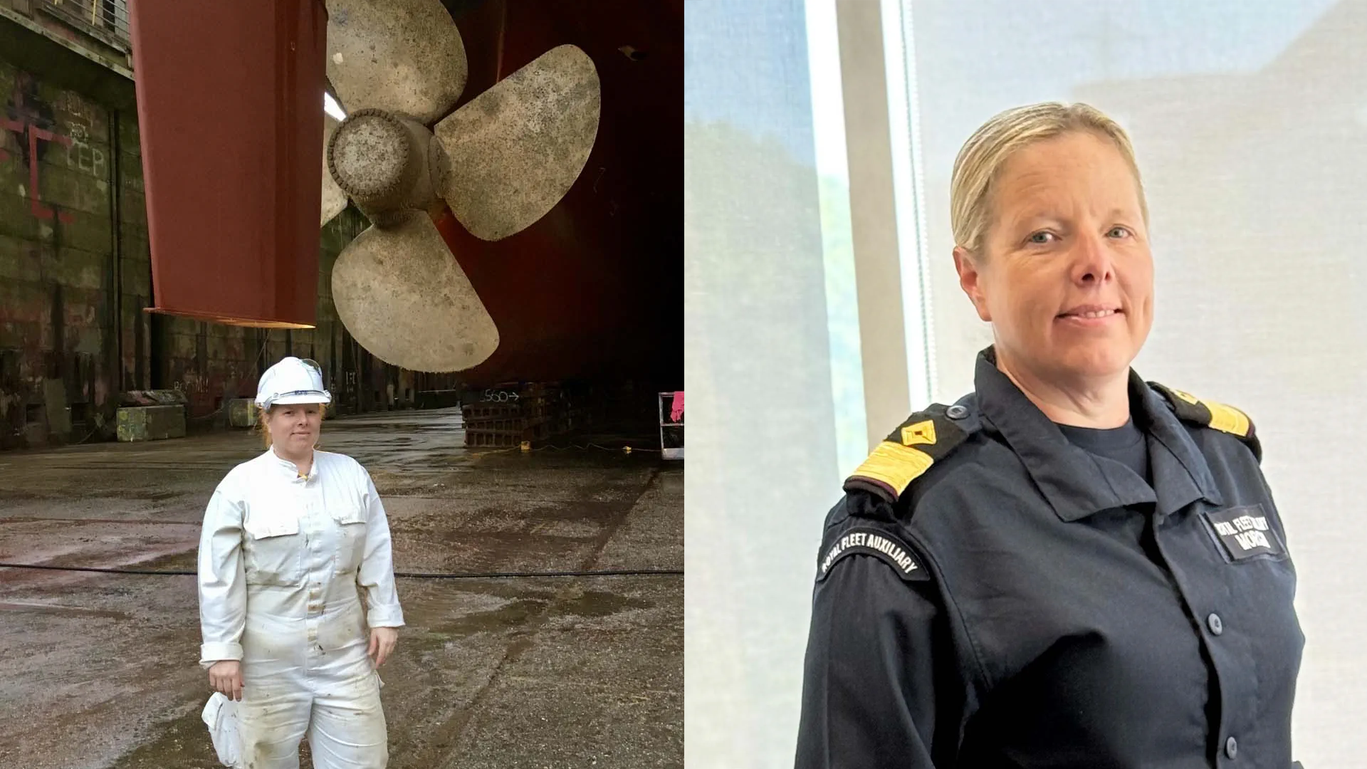 Cdre Kate Morgan has come a long way in her 28 years of service in the Royal Fleet Auxiliary (Picture: MOD)