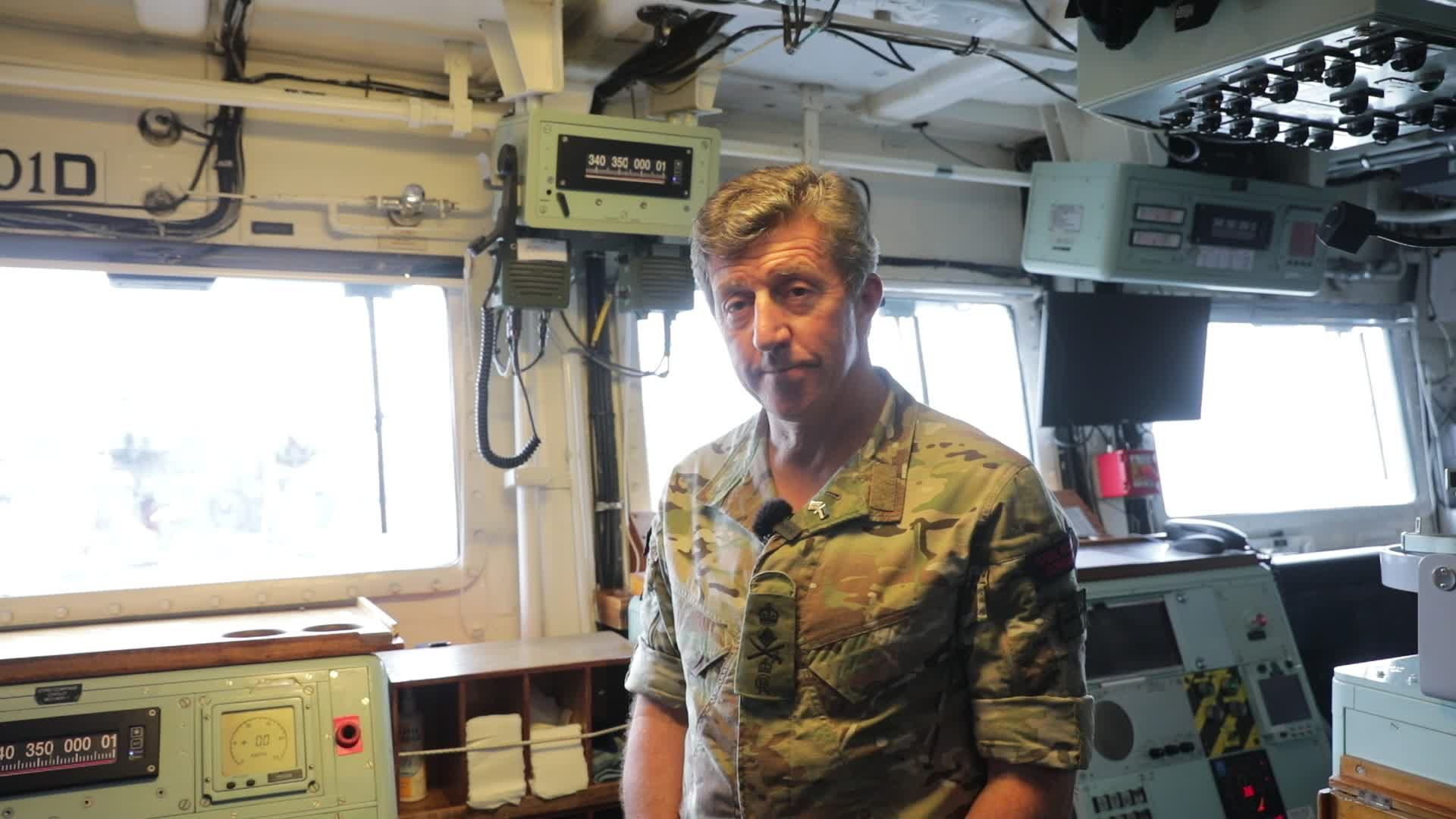 General Sir Gwyn Jenkins said the JEF can react quicker than Nato on some occasions (Picture: BFBS Radio)