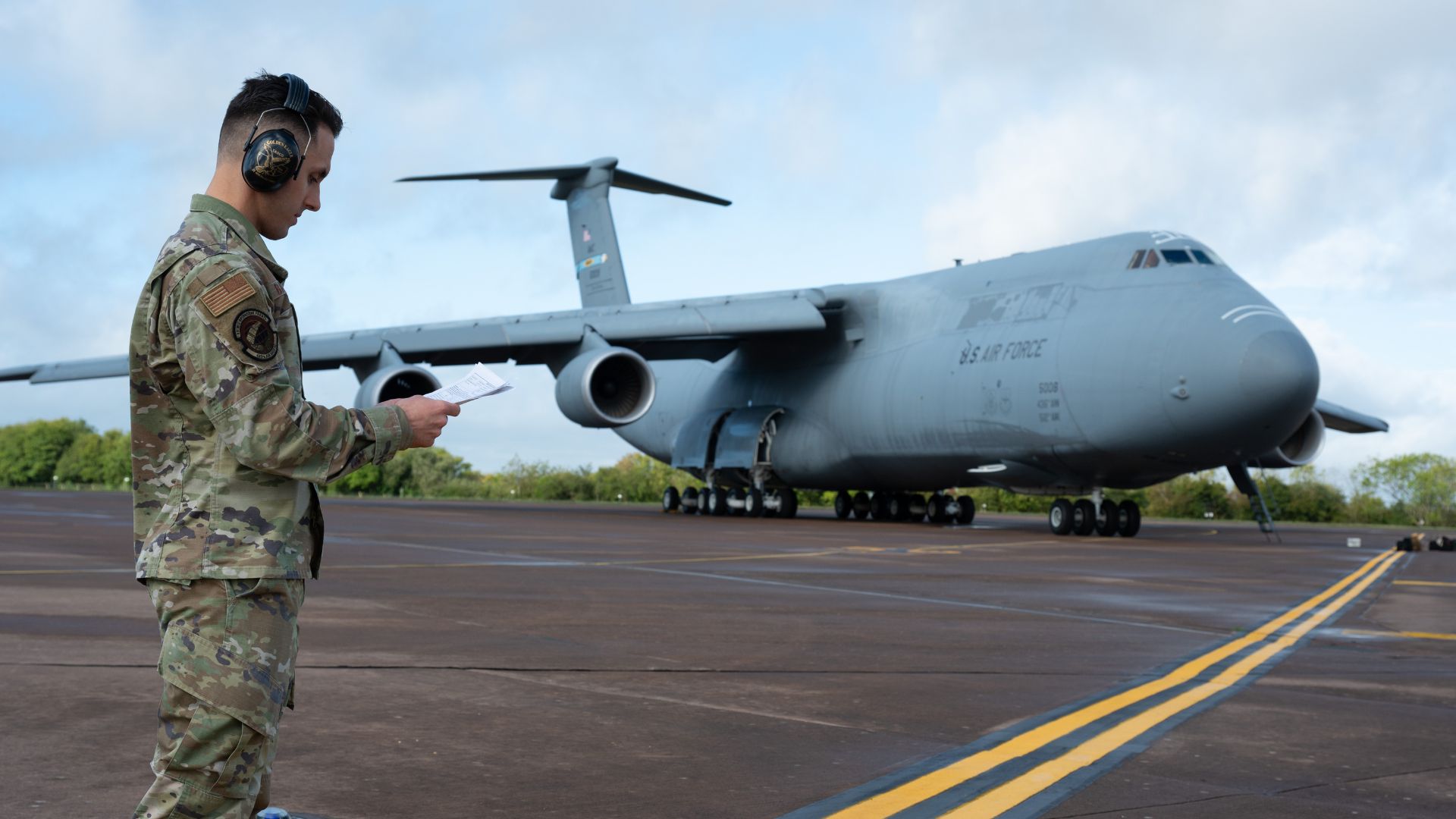 RAF Fairford, now home to US personnel, was opened in 1944 in preparation for D-Day (Picture: DVIDS)