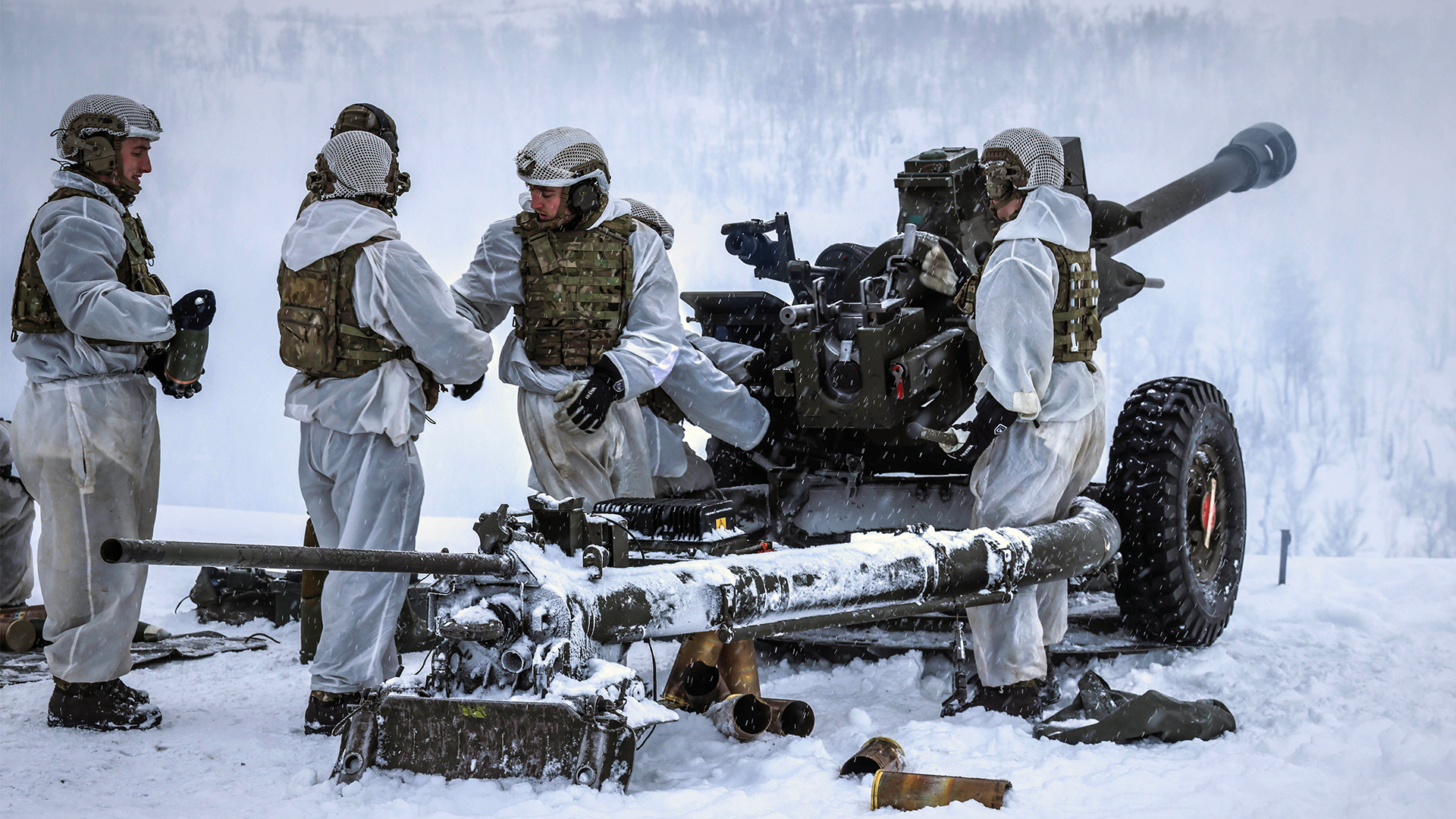 The L118 Light Gun has a crucial combat support role but is also used for ceremonial duties