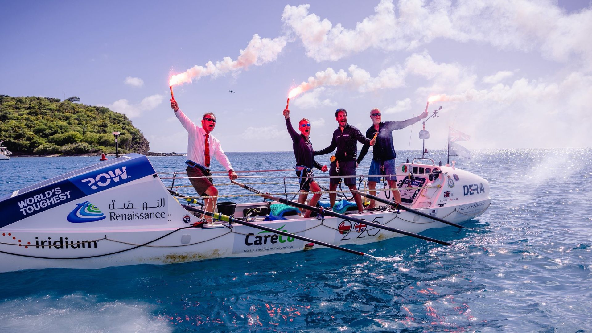 Per Ardua 21 crossed the line in 44 days, 6 hours, and 46 minutes