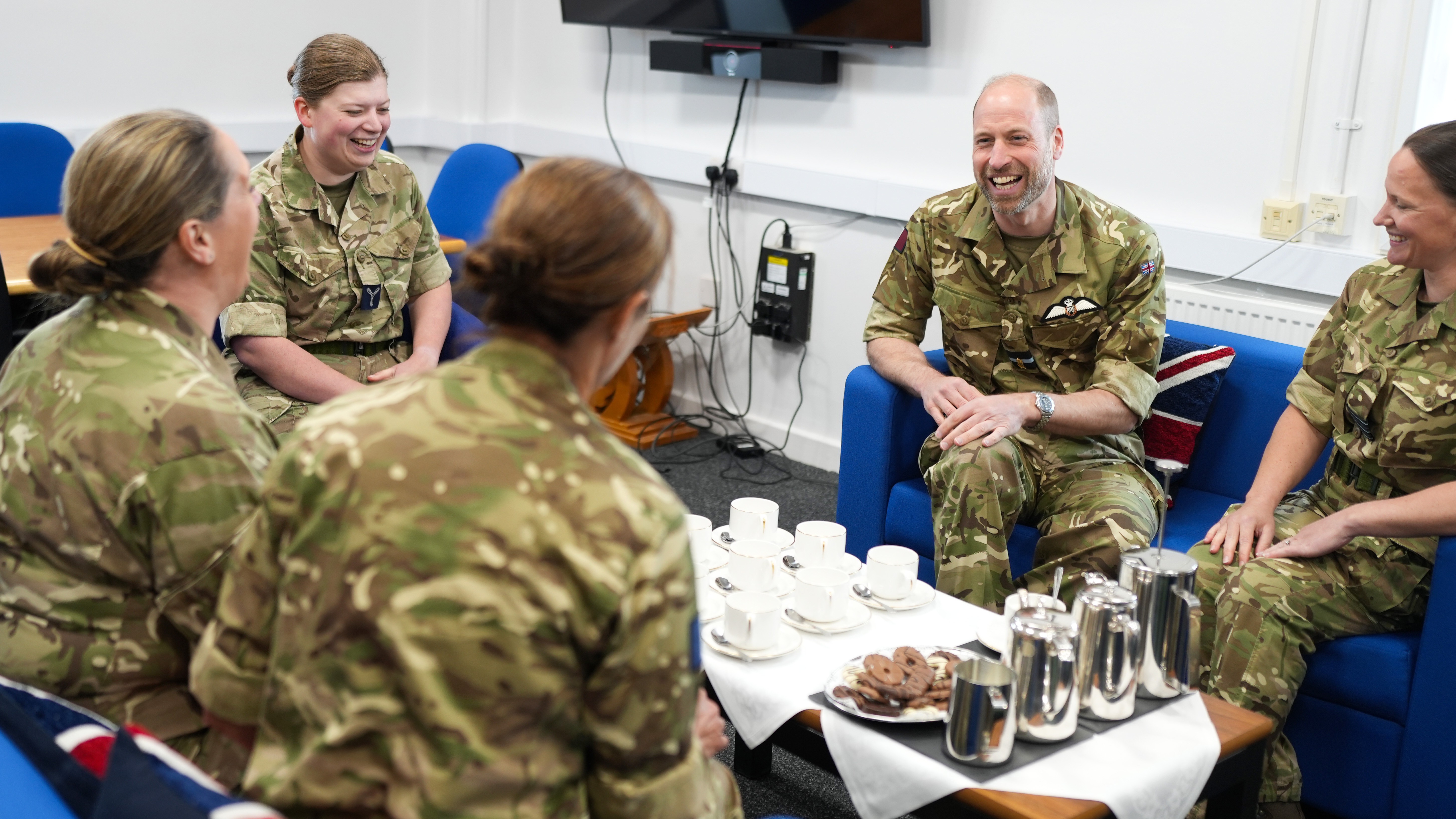 Prince of Wales at RAF Valley