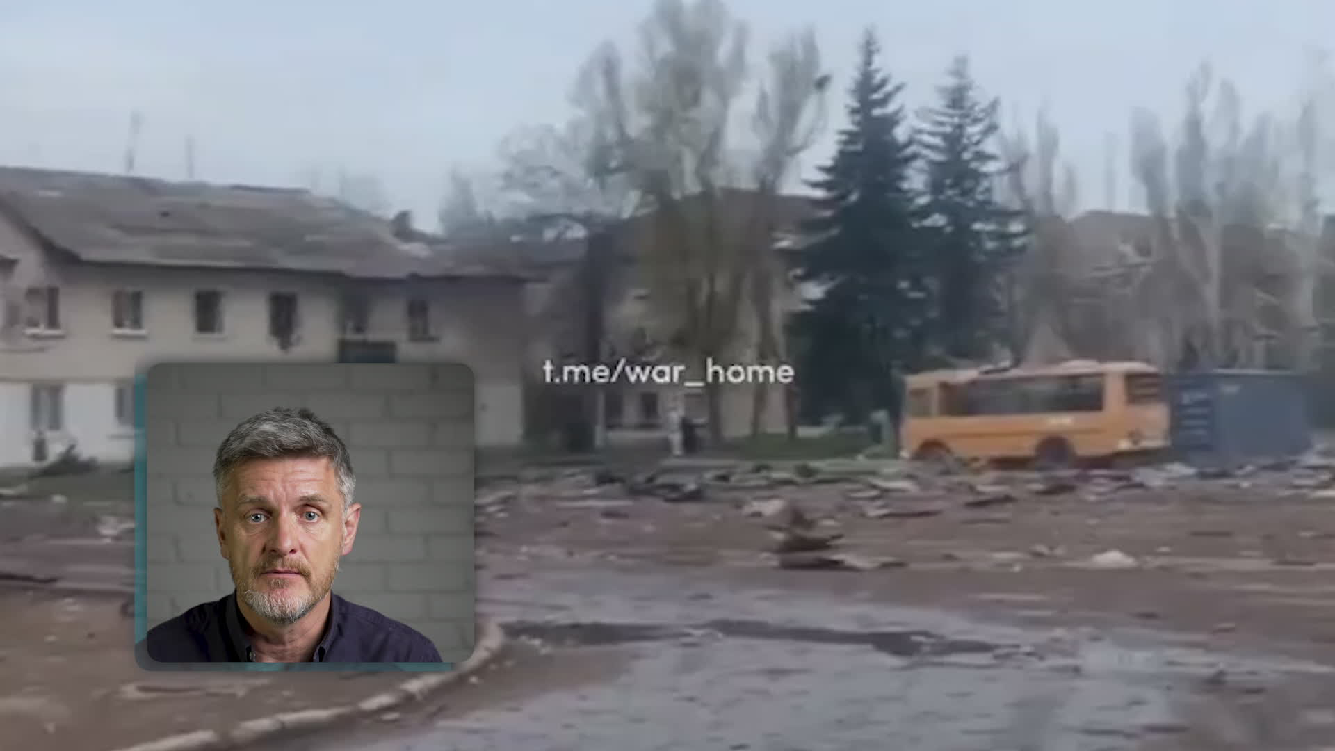 Simon Newton (inset) explains how Ukrainian forces say they took out a Rubicon base in Donetsk - and may even set up a dedicated unit to target the Russian unit (Picture: BFBS)